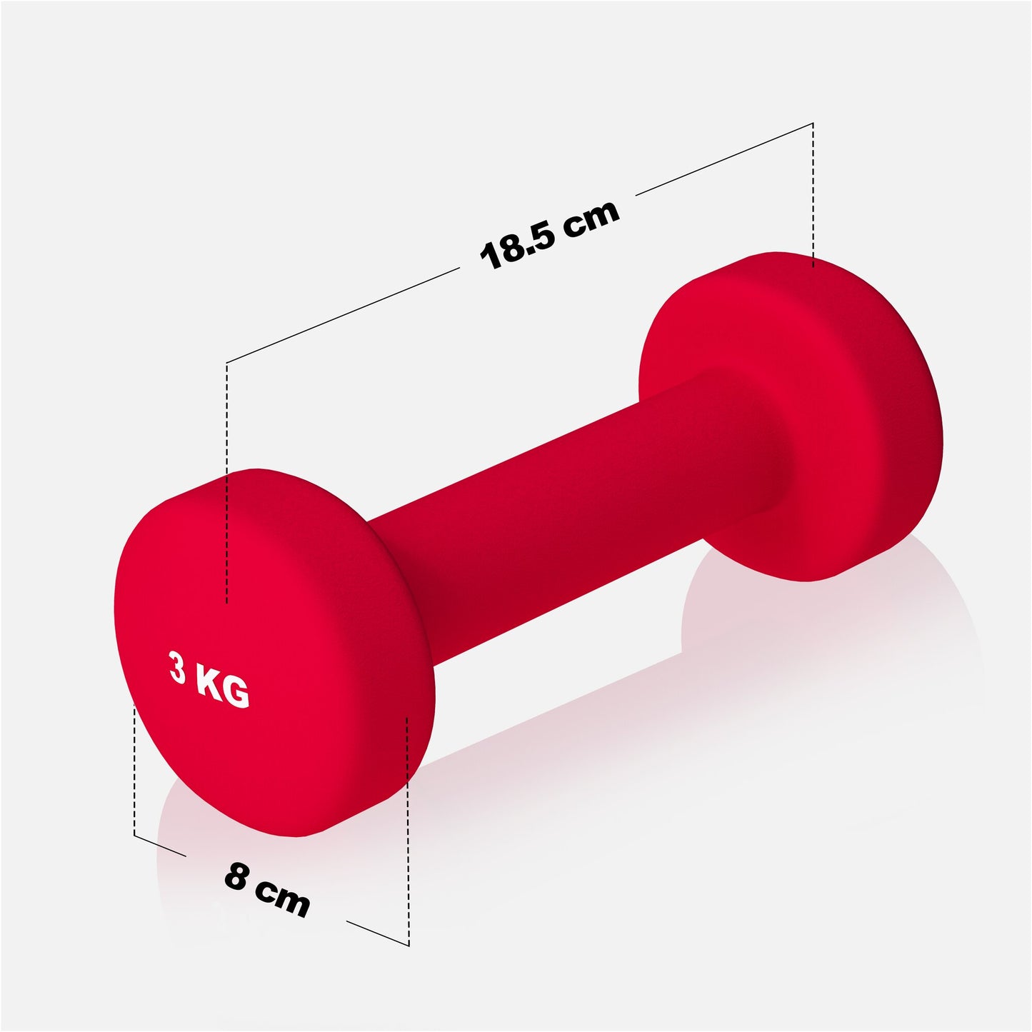 Gymnastikhanteln Neopren