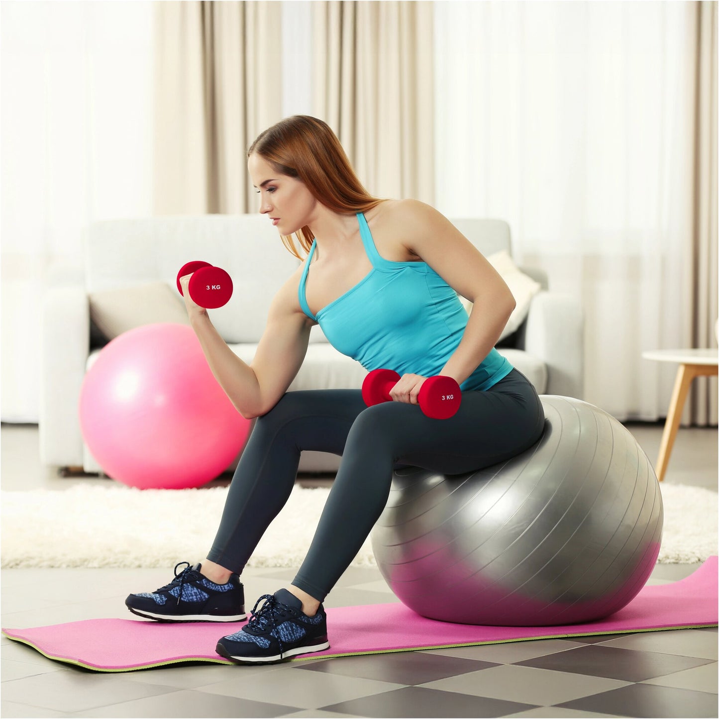 Gymnastikhanteln Neopren