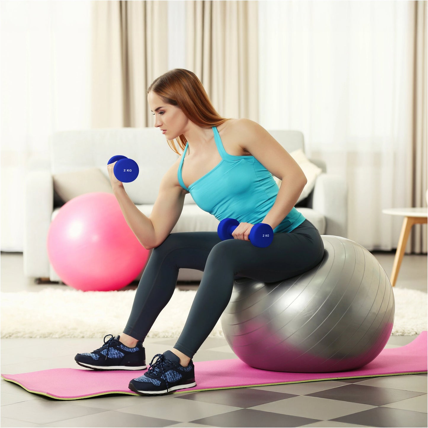 Gymnastikhanteln Neopren