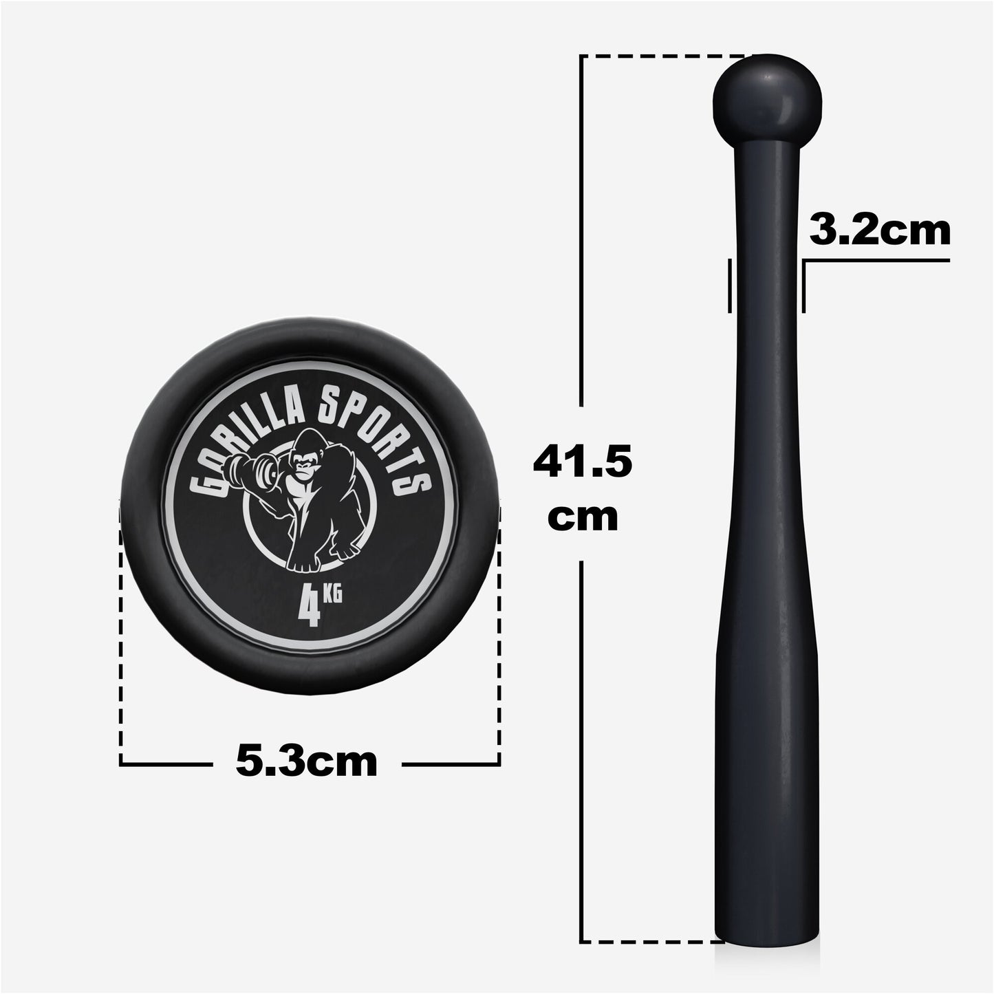 Indian Clubbells 2-20 KG