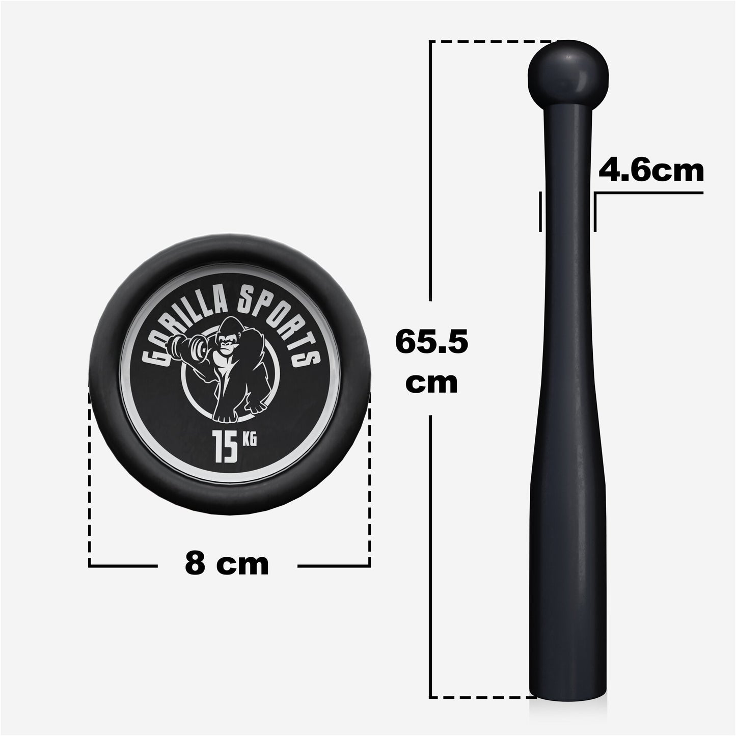 Indian Clubbells 2-20 KG