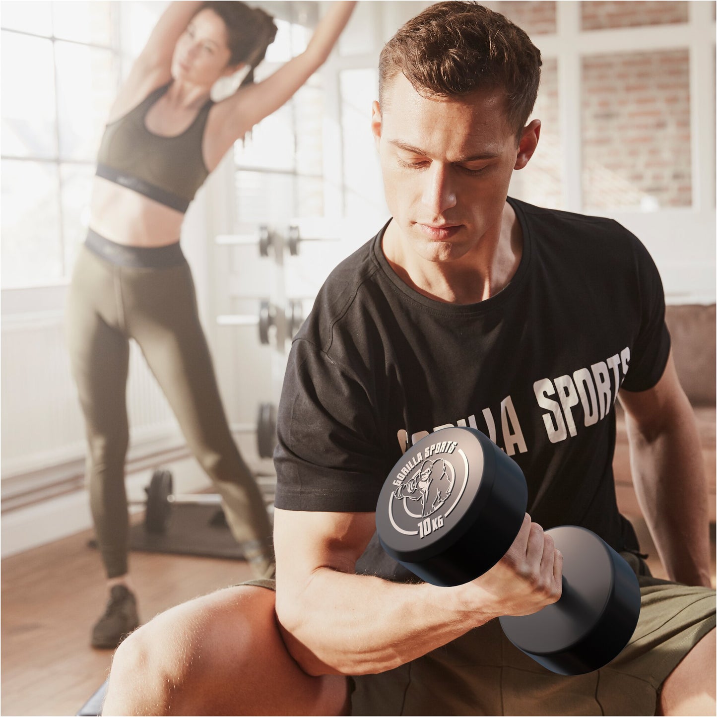 Kurzhantel Gummi 2,5 - 40 kg