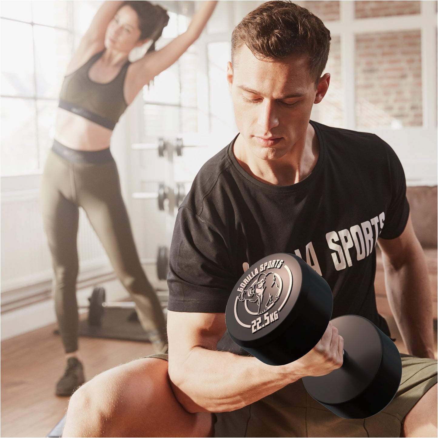 Kurzhantel Gummi 2,5 - 40 kg