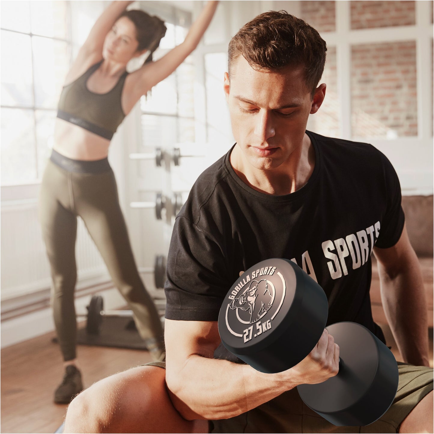 Kurzhantel Gummi 2,5 - 40 kg