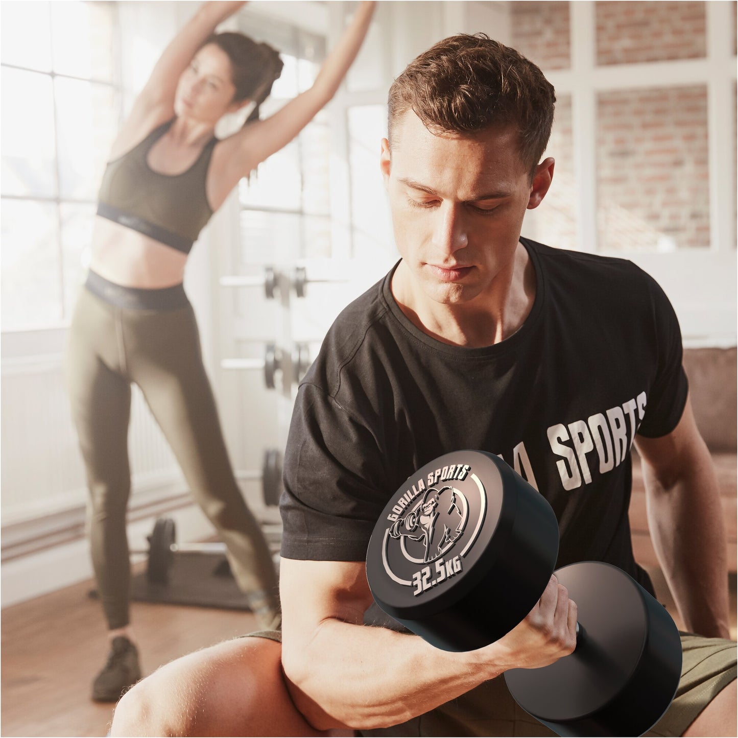 Kurzhantel Gummi 2,5 - 40 kg