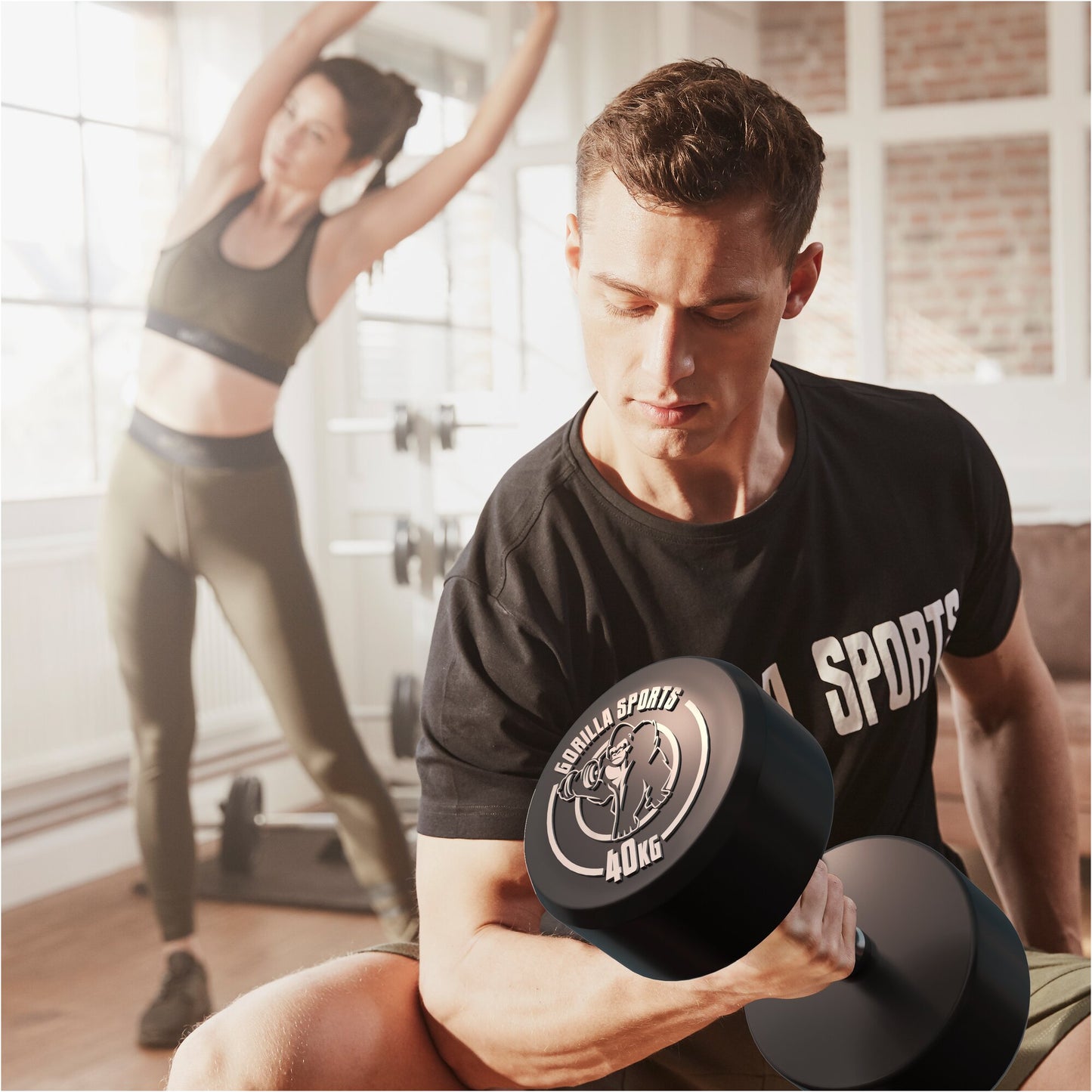 Kurzhantel Gummi 2,5 - 40 kg