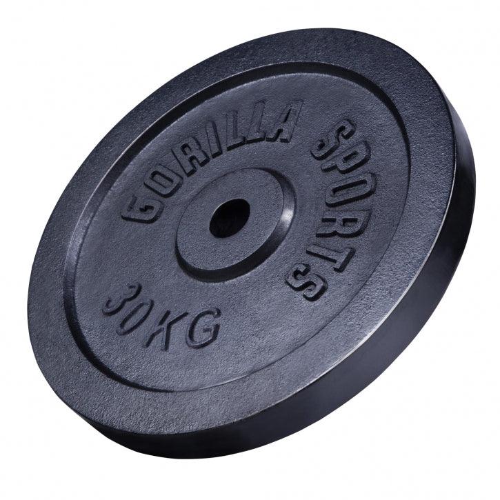 Hantelscheibe Guss 0,5-30 KG - Gorilla Sports DE