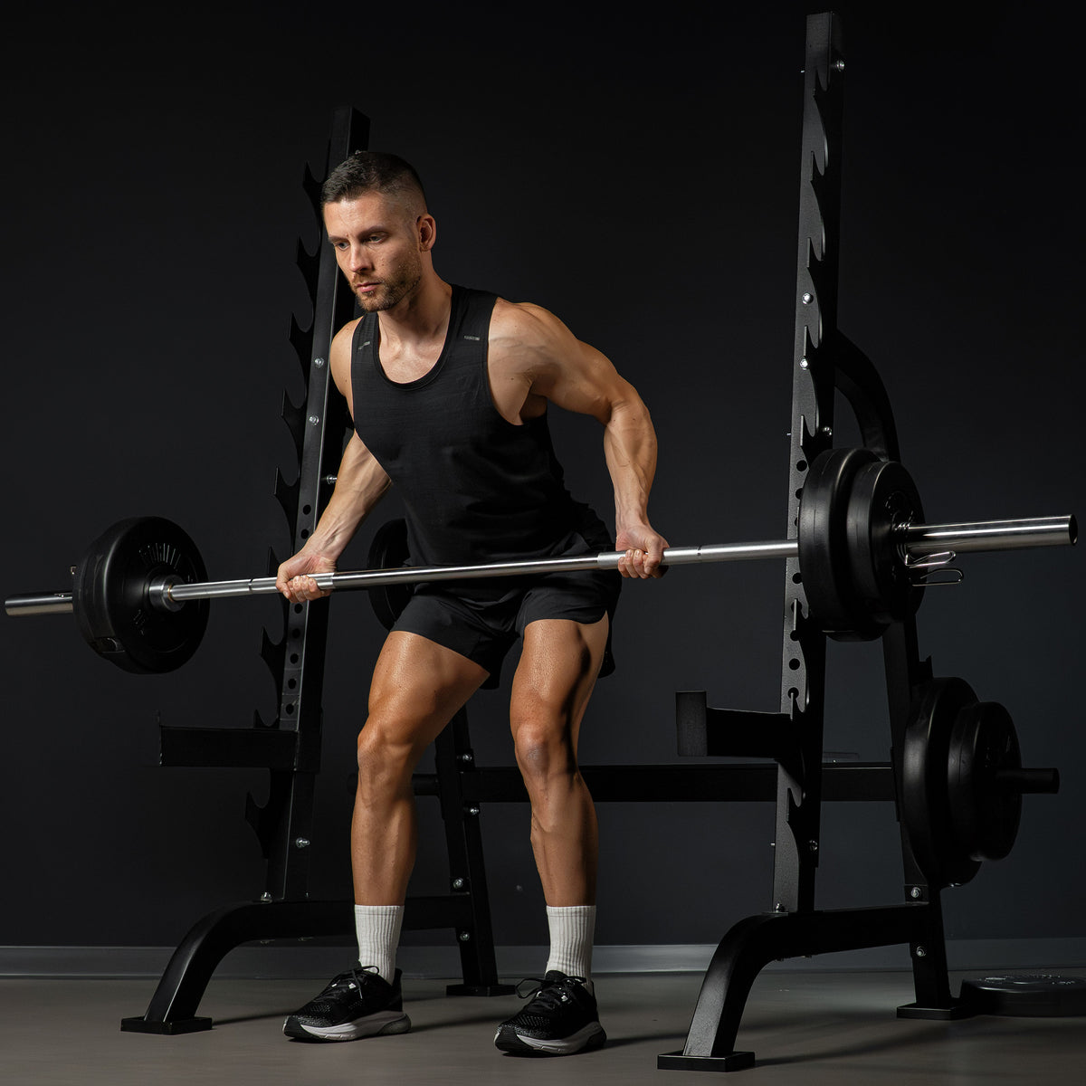 Langhantel Olympia 218 cm mit Verschlüssen