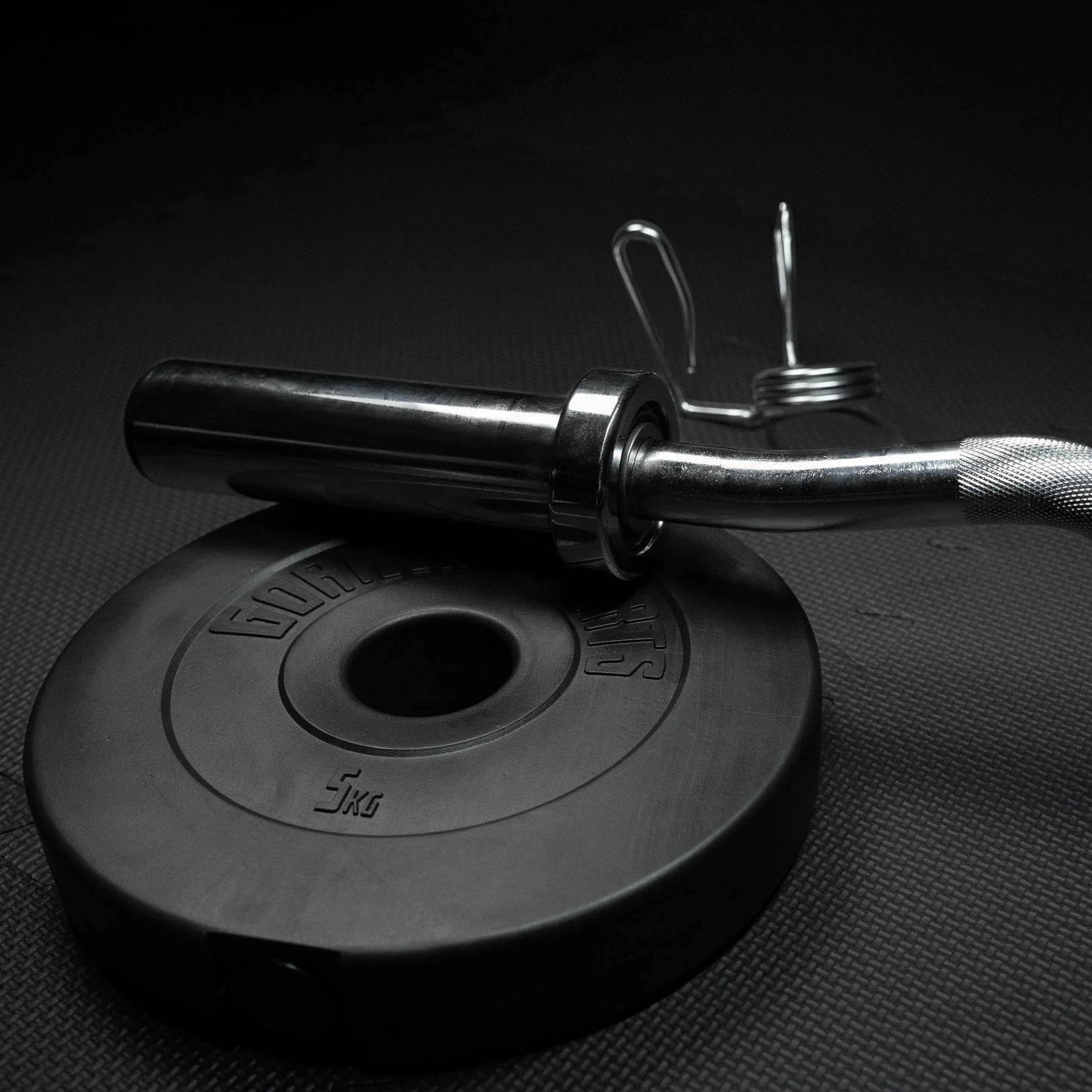 SZ-Curlstange 120 cm - 50/51 mm aus Chrom - Gorilla Sports DE