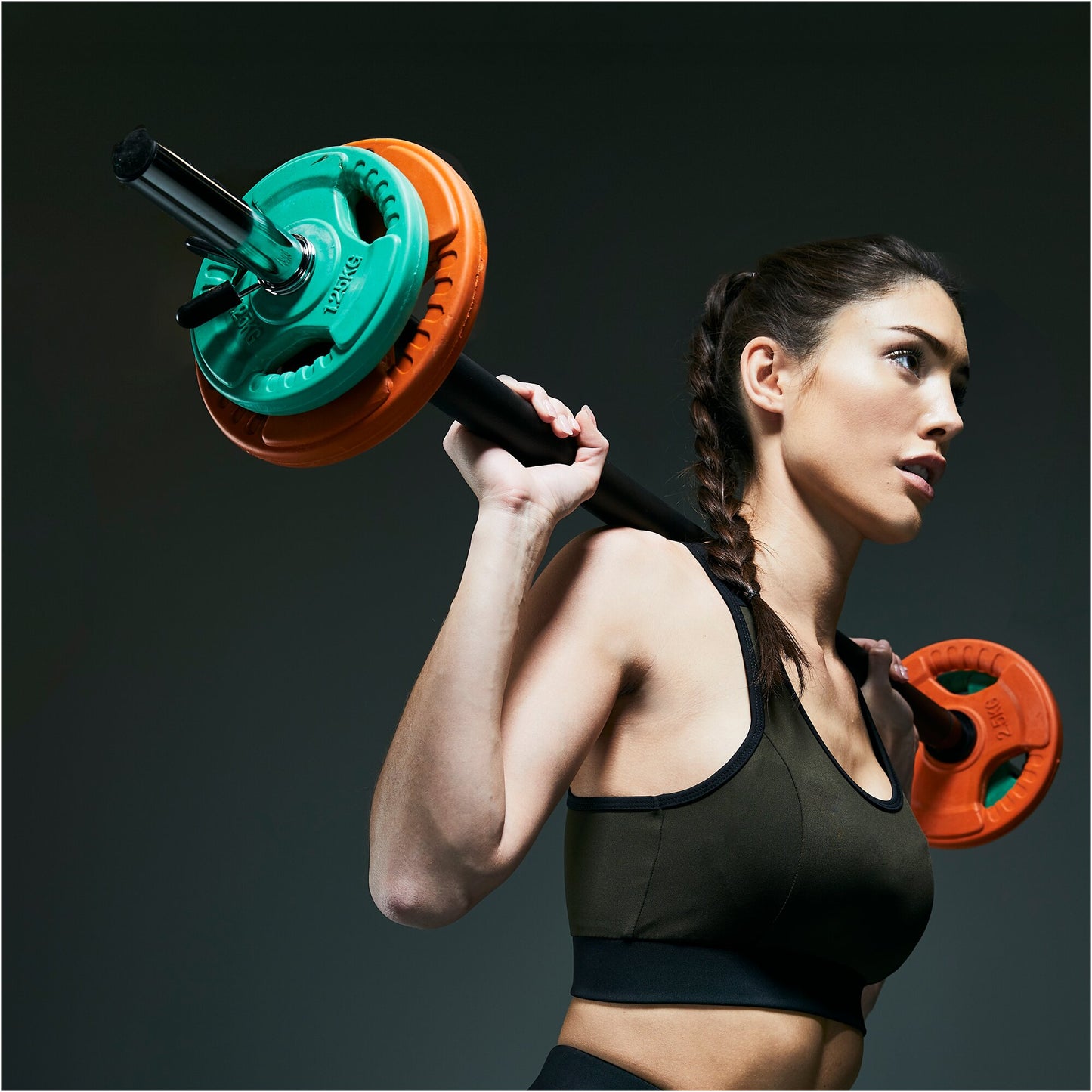 Hantelscheibe 30/31 mm Gummi Gripper 1,25-25 KG