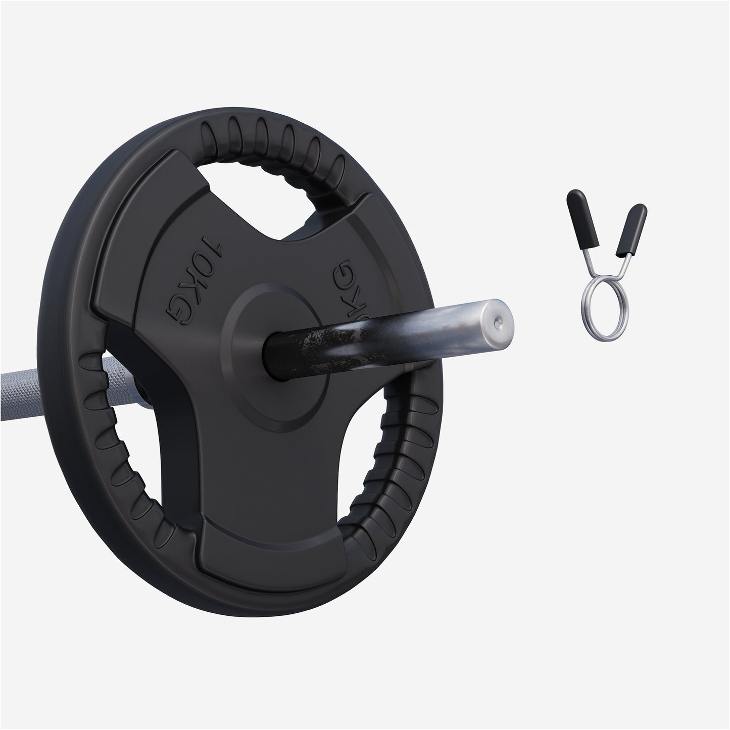 Hantelscheibe 30/31 mm Gummi Gripper 1,25-25 KG