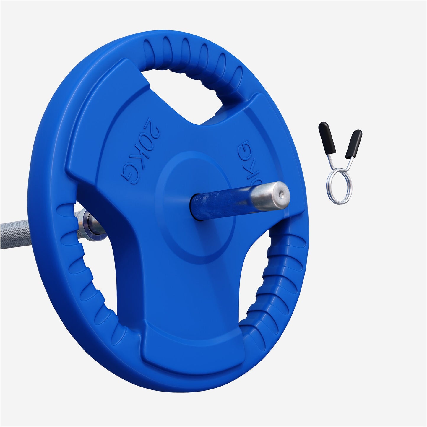 Hantelscheibe 30/31 mm Gummi Gripper 1,25-25 KG