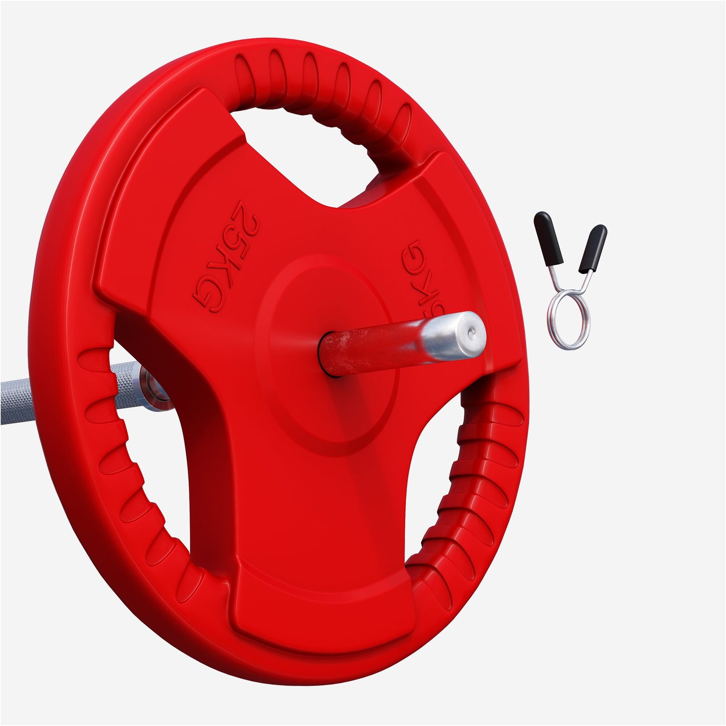 Hantelscheibe 30/31 mm Gummi Gripper 1,25-25 KG