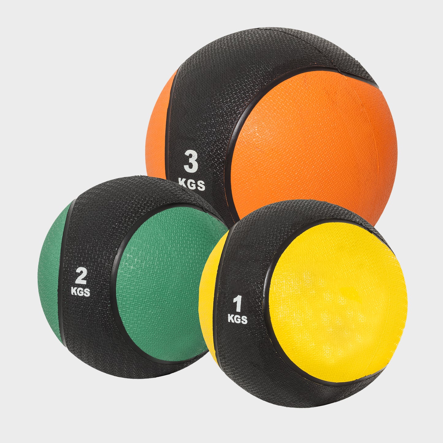 Medizinball aus Gummi 1 - 10 kg