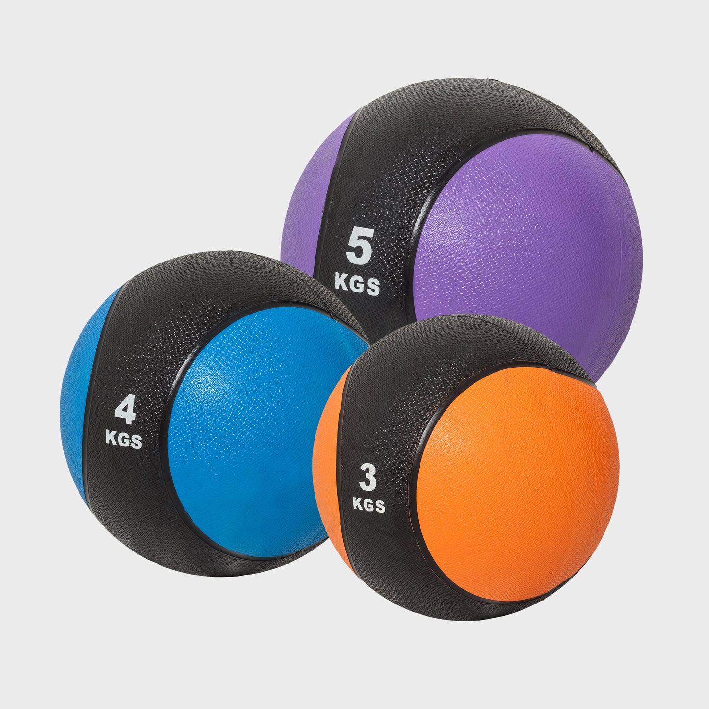 Medizinball aus Gummi 1 - 10 kg