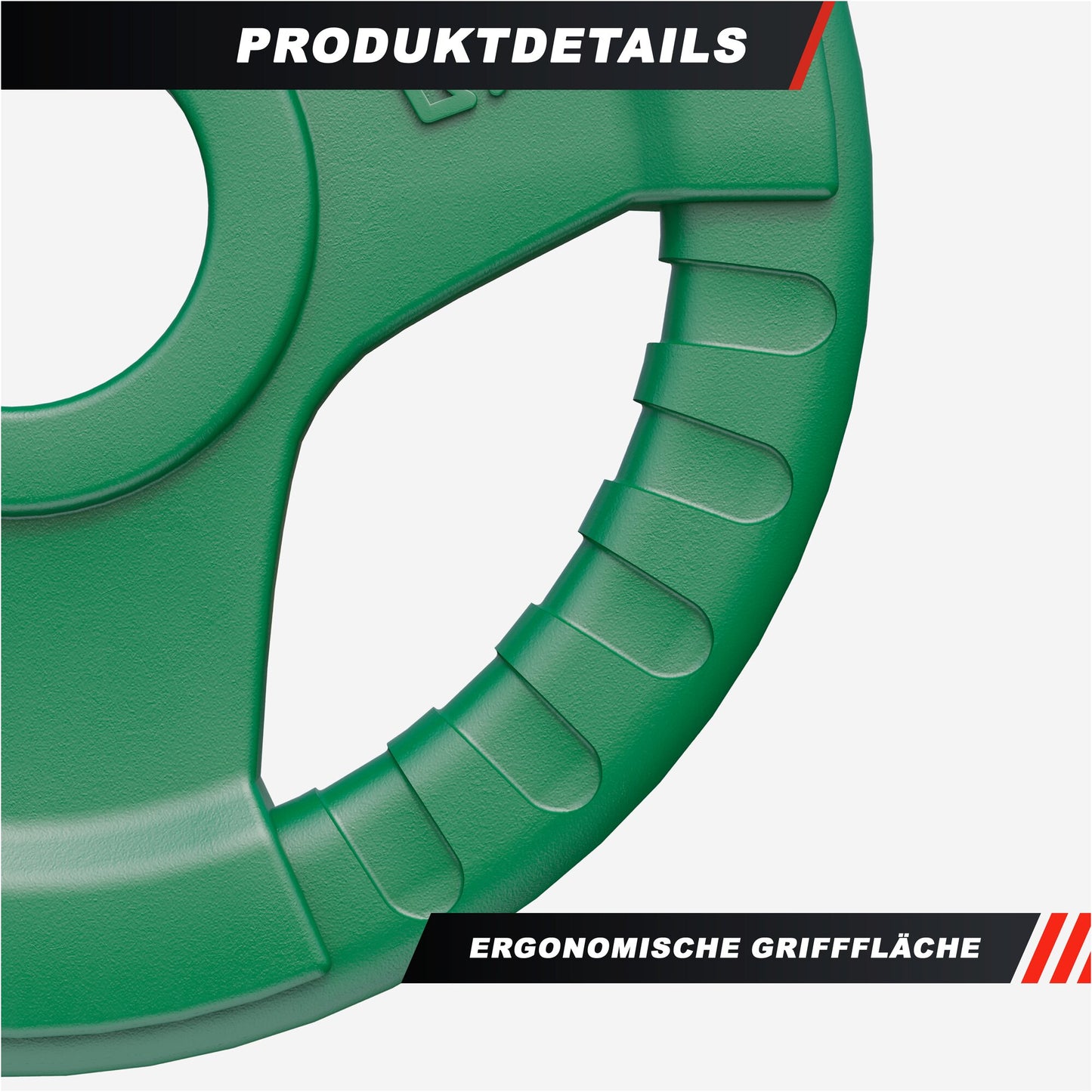 Hantelscheibe 50/51mm Olympia Gummi Gripper 1,25-25 KG