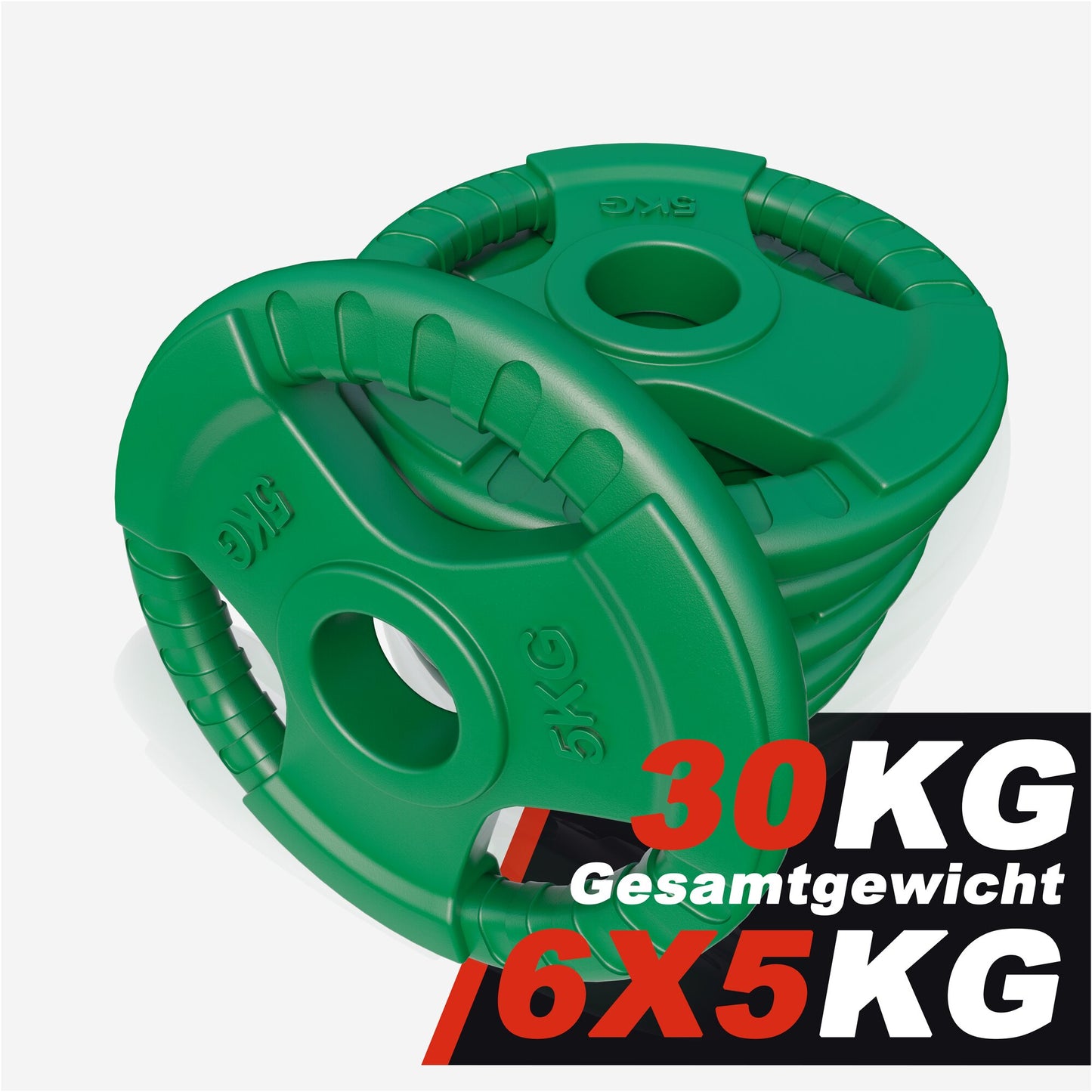 Hantelscheibe 50/51mm Olympia Gummi Gripper 1,25-25 KG