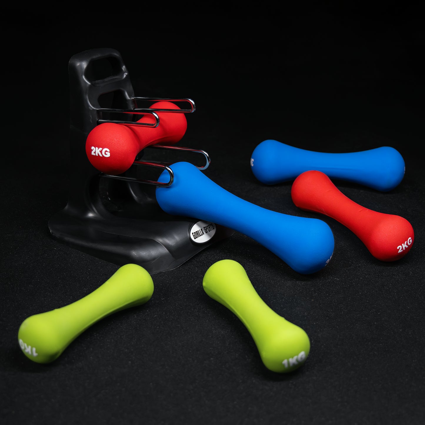 Kurzhantel Set Gymnastik Neopren 12 kg