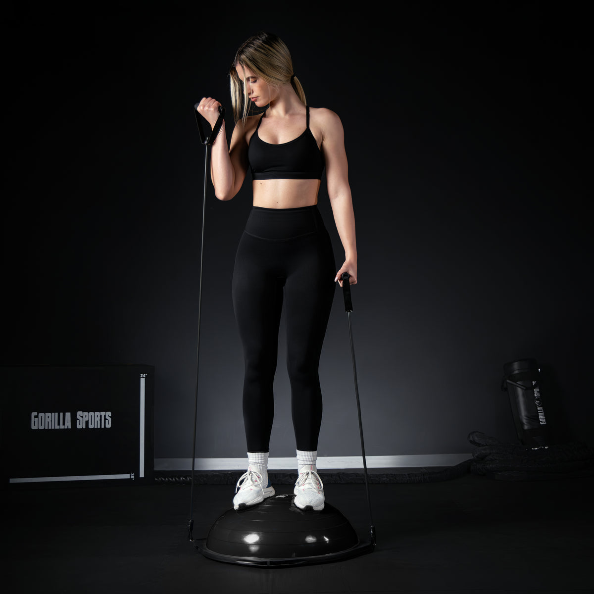Balance Ball mit Widerstandsbändern