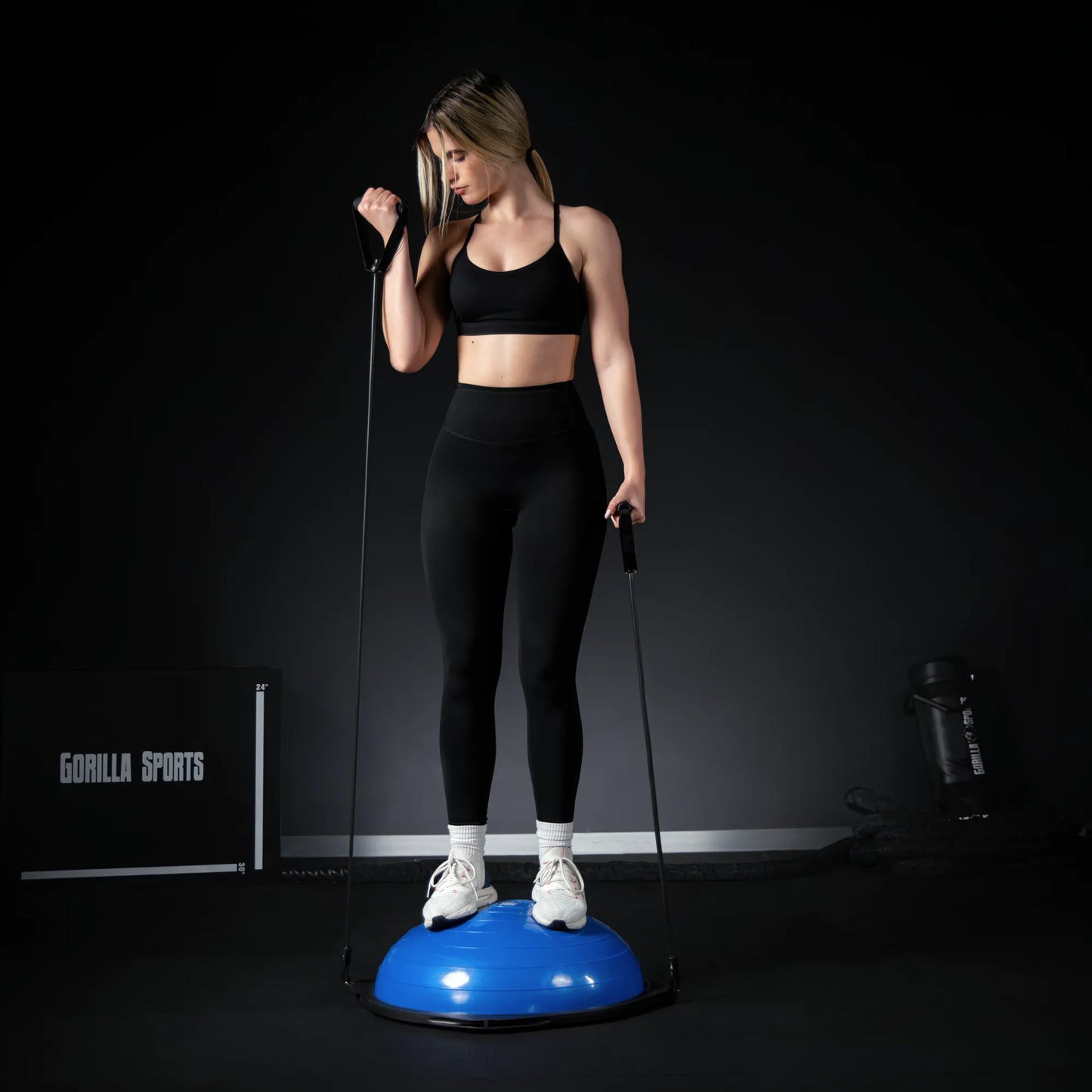 Balance Ball mit Widerstandsbändern