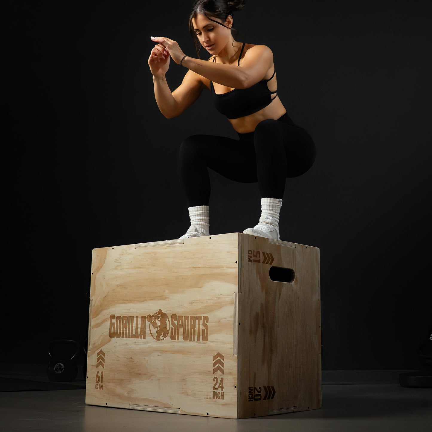 Plyo Box aus Holz 61 x 51 x 76 cm