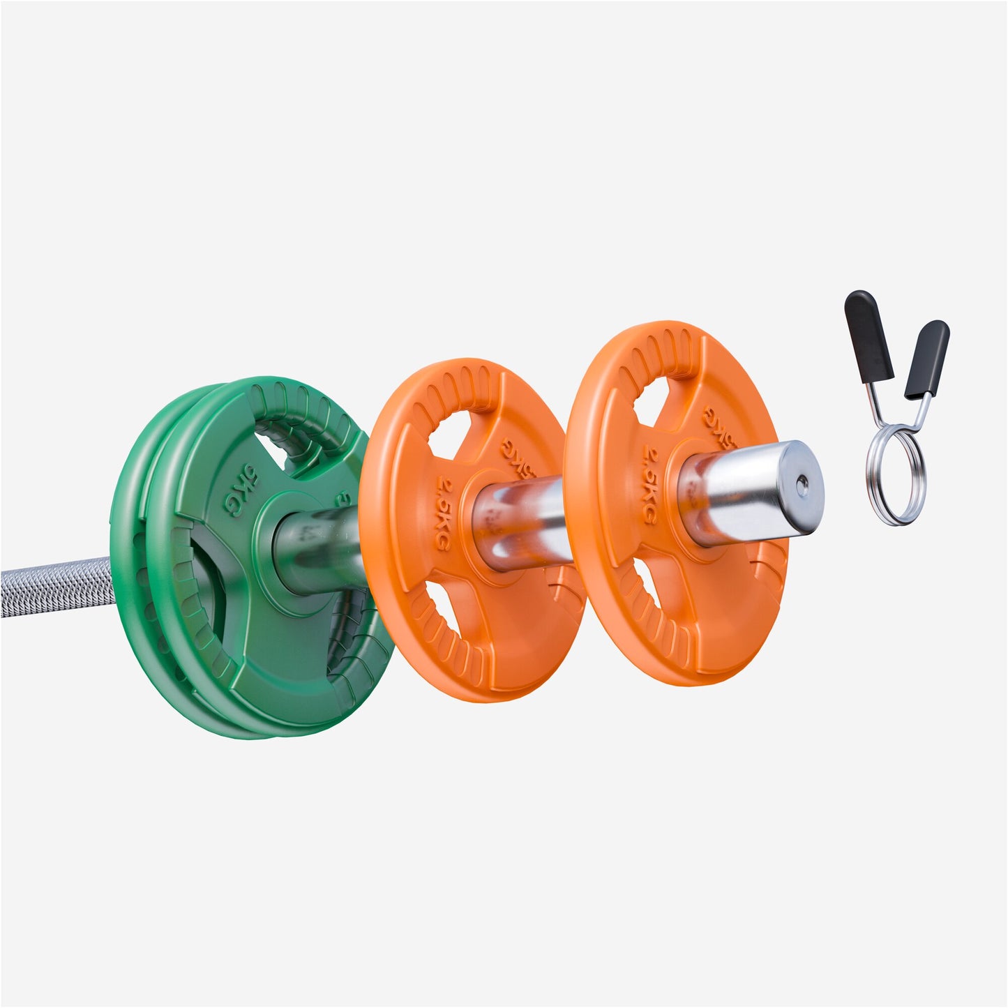 Hantelscheibe 50/51mm Olympia Gummi Gripper 1,25-25 KG