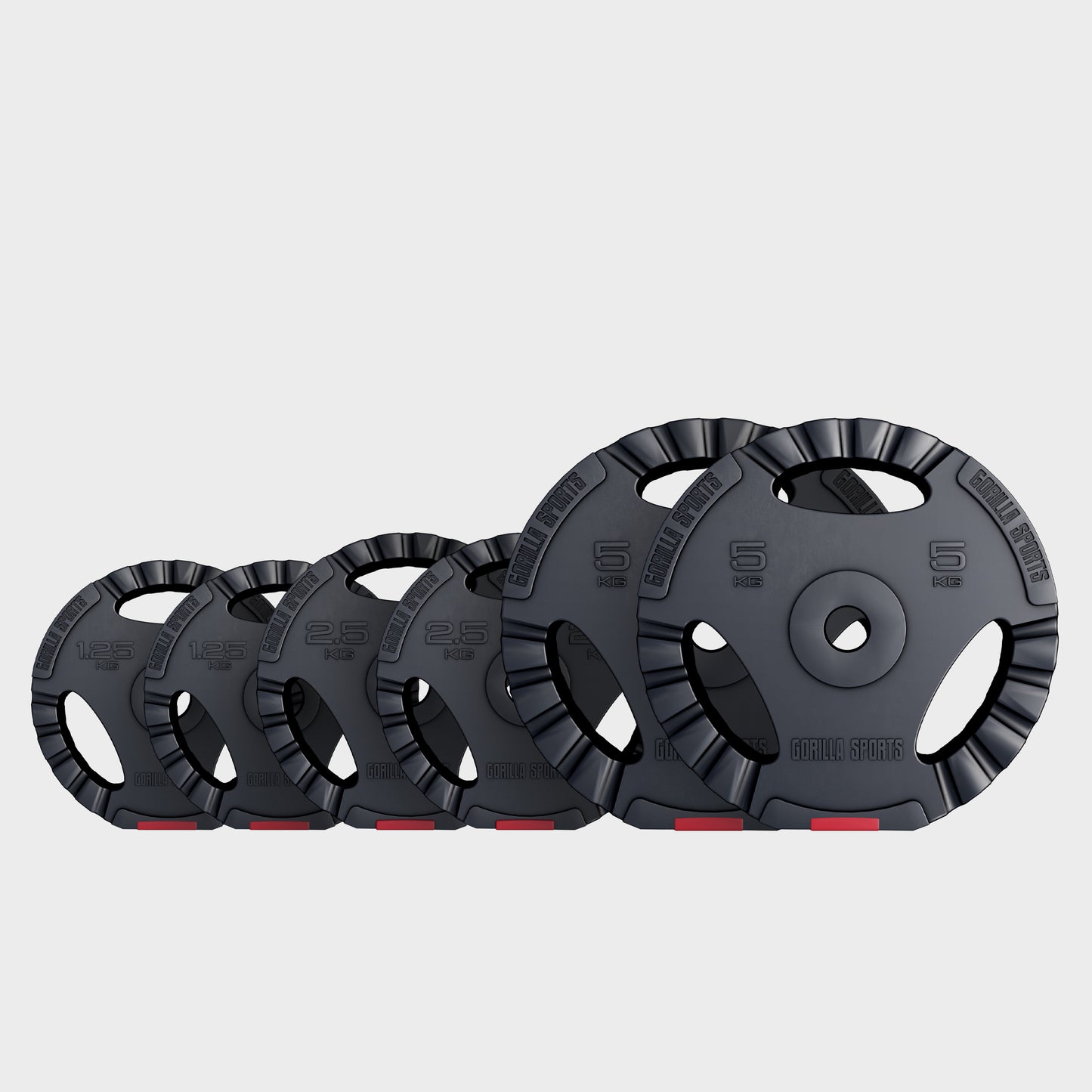 Hantelscheibe 30/31 mm Kunststoff Gripper 1,25-15 KG
