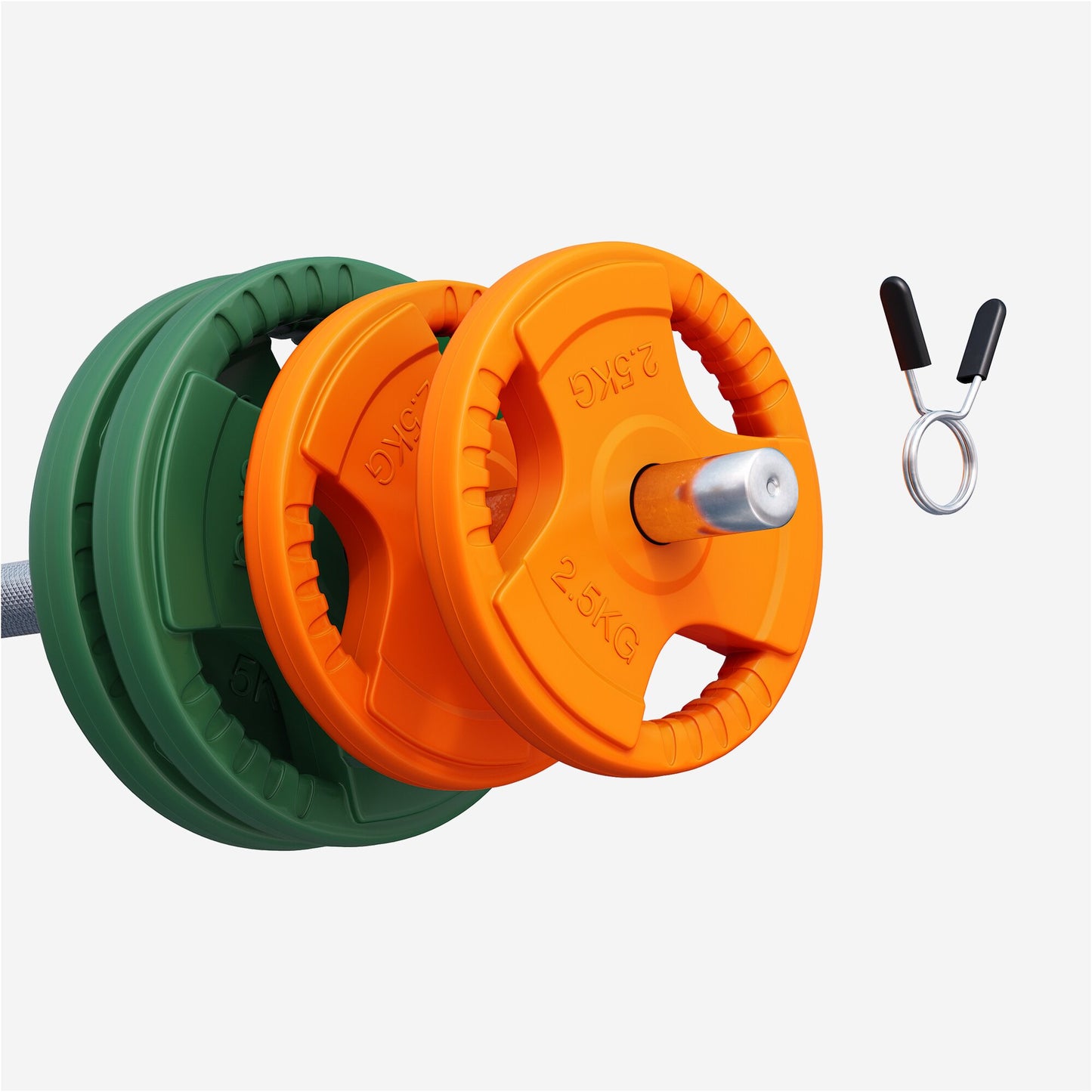 Hantelscheibe 30/31 mm Gummi Gripper 1,25-25 KG