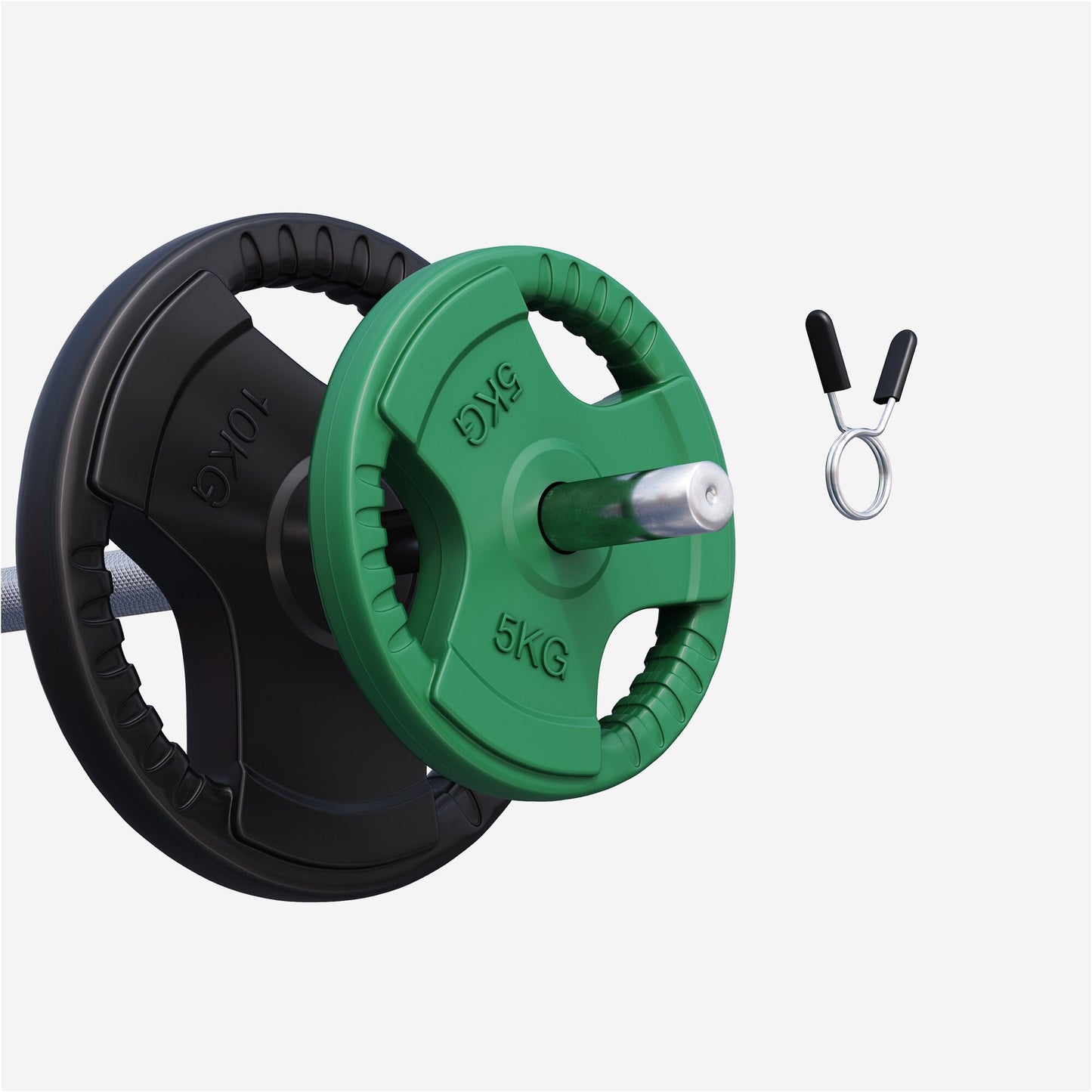 Hantelscheibe 30/31 mm Gummi Gripper 1,25-25 KG