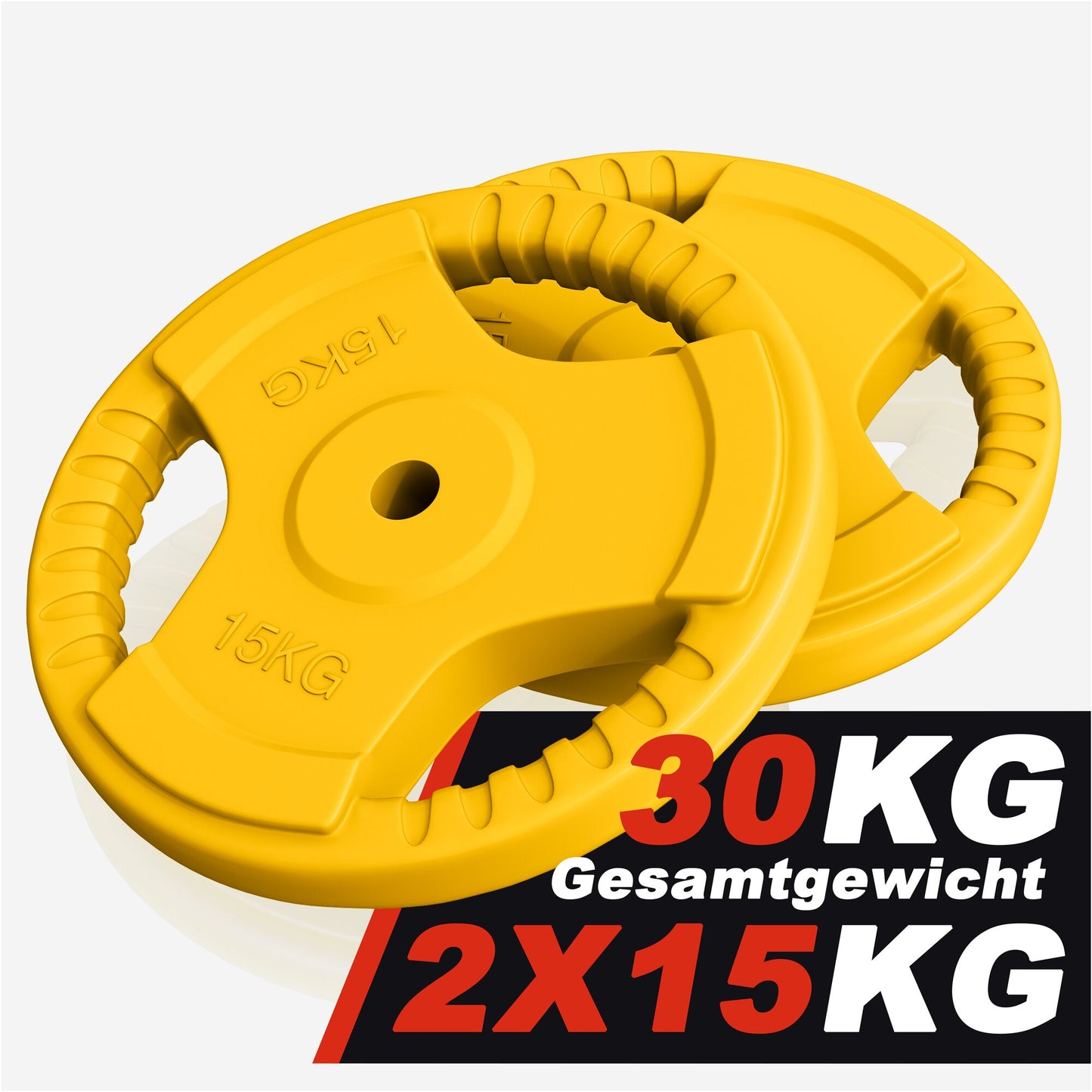 Hantelscheibe 30/31 mm Gummi Gripper 1,25-25 KG