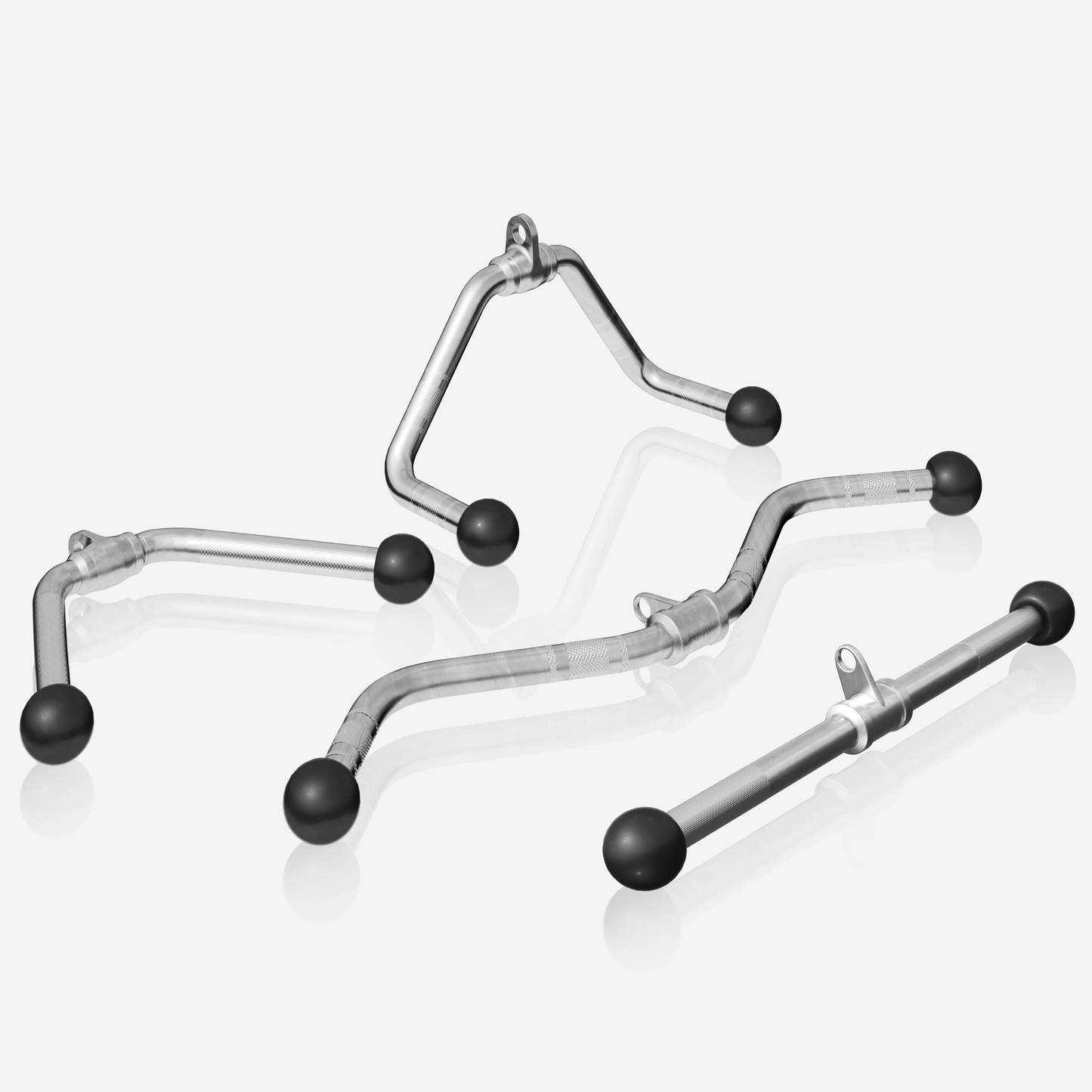 Hantelgriffset mit Trizeps-, SZ-Curl- und Rudergriff - Gorilla Sports DE