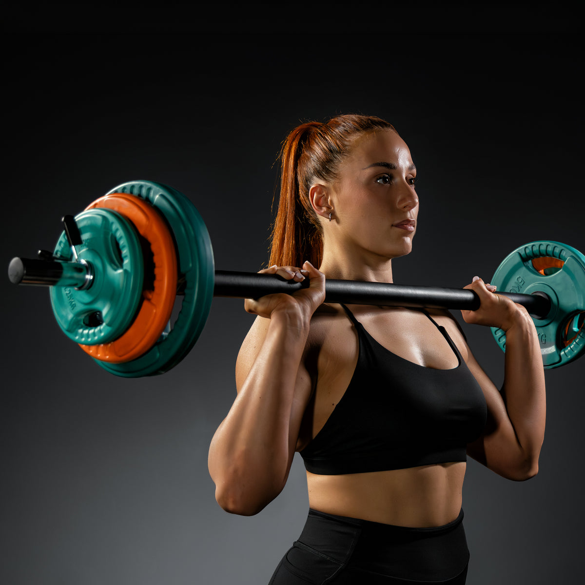 Langhantel Aerobic 130 cm mit Federverschlüssen