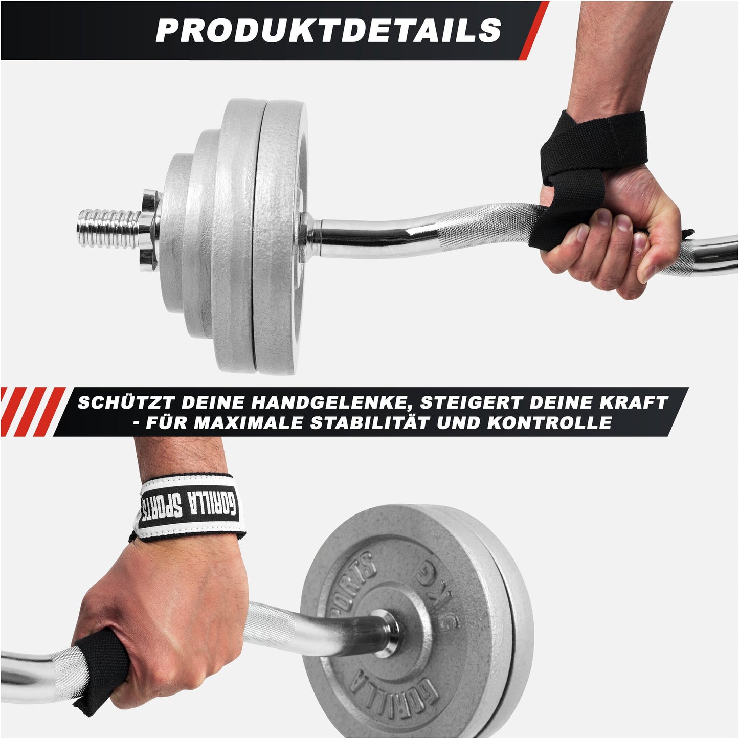 Zughilfen 2er Set - Gorilla Sports DE