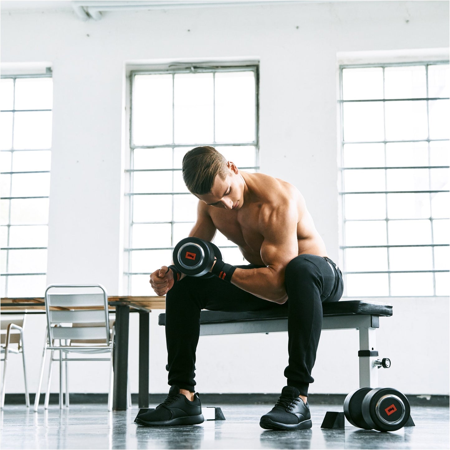 Kurzhantel Profi Gummi 2,5-50 KG