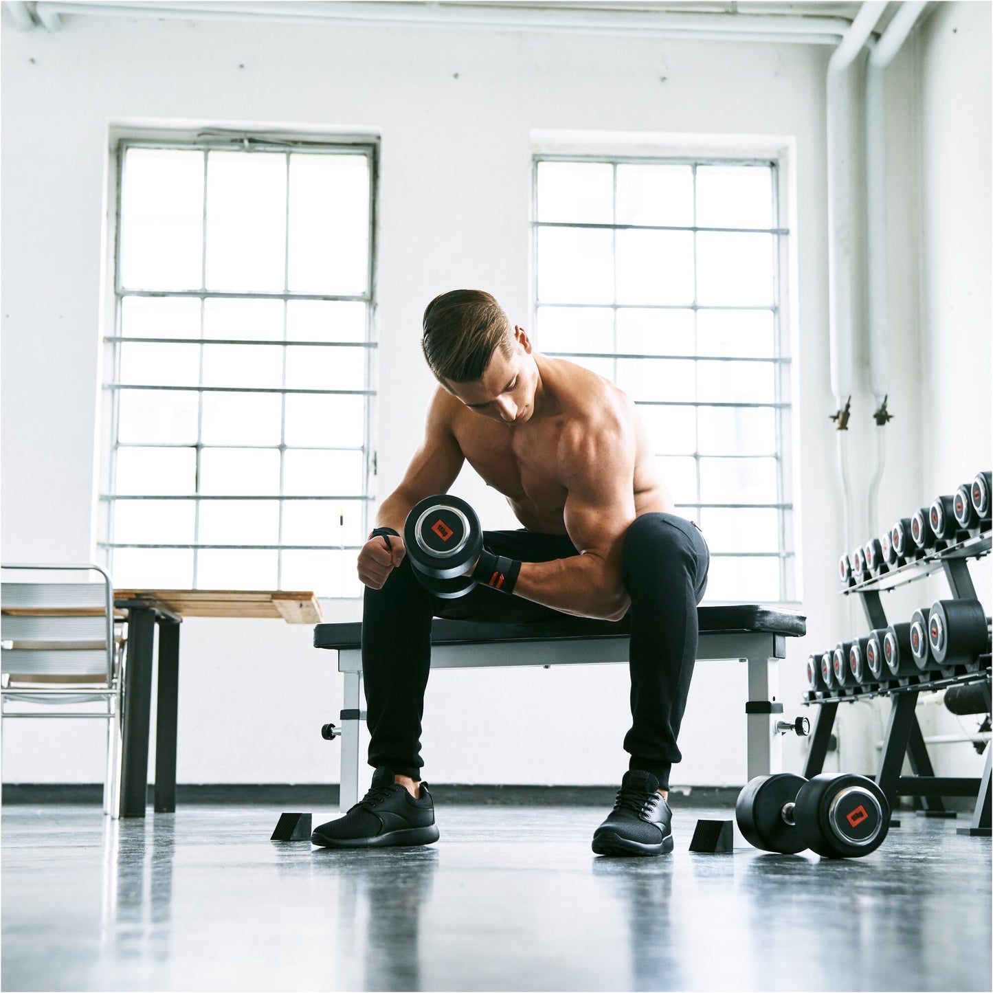 Kurzhantel Profi Gummi 2,5-50 KG