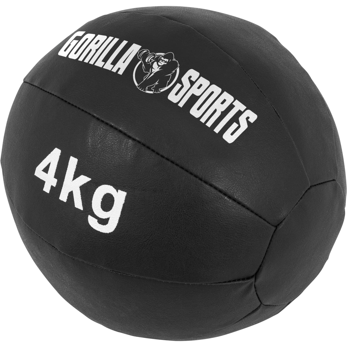 Medizinball aus Leder in Schwarz 1 - 10 kg