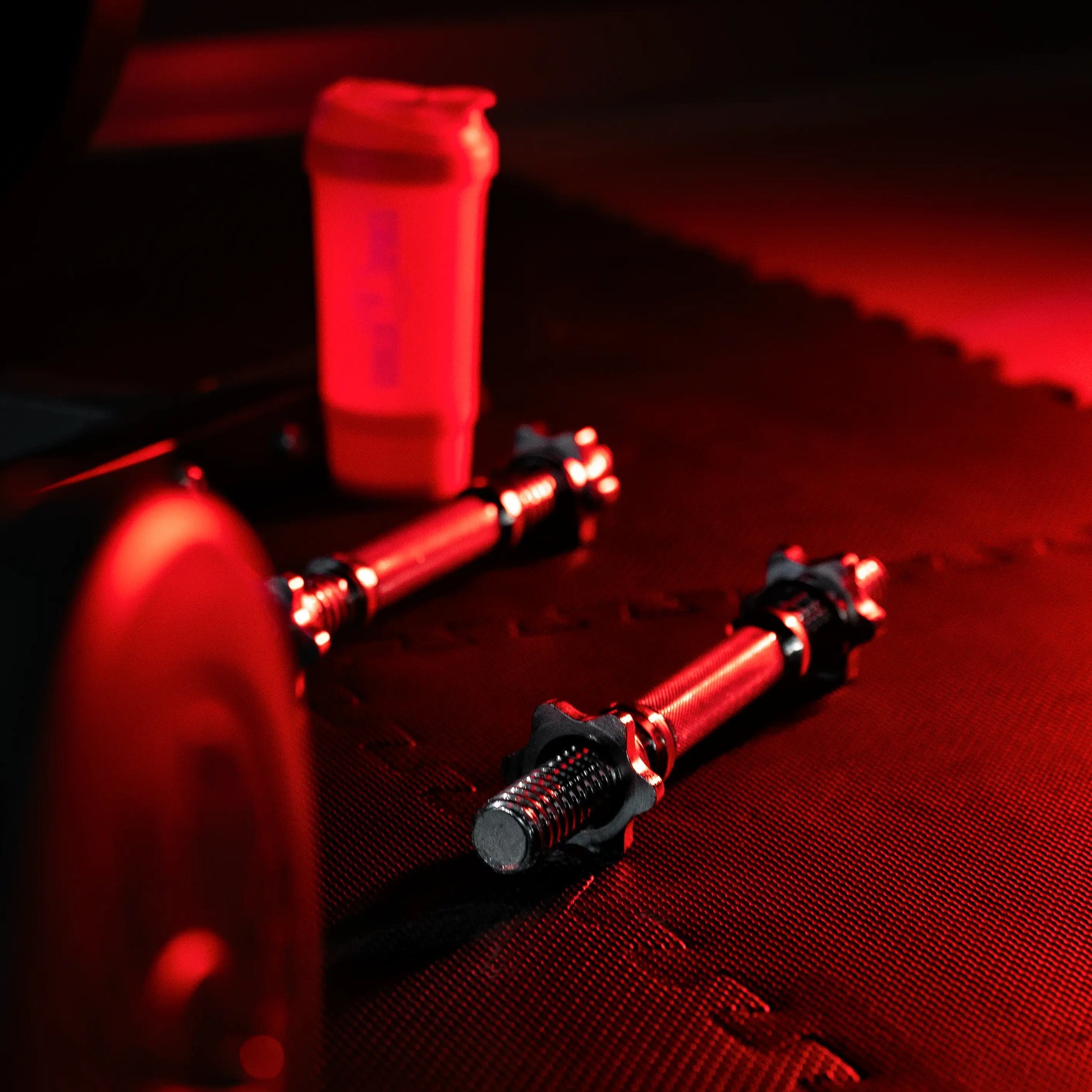 Kurzhantelstangenset 30 mm Chrom 42 cm Sternverschluss - Gorilla Sports DE