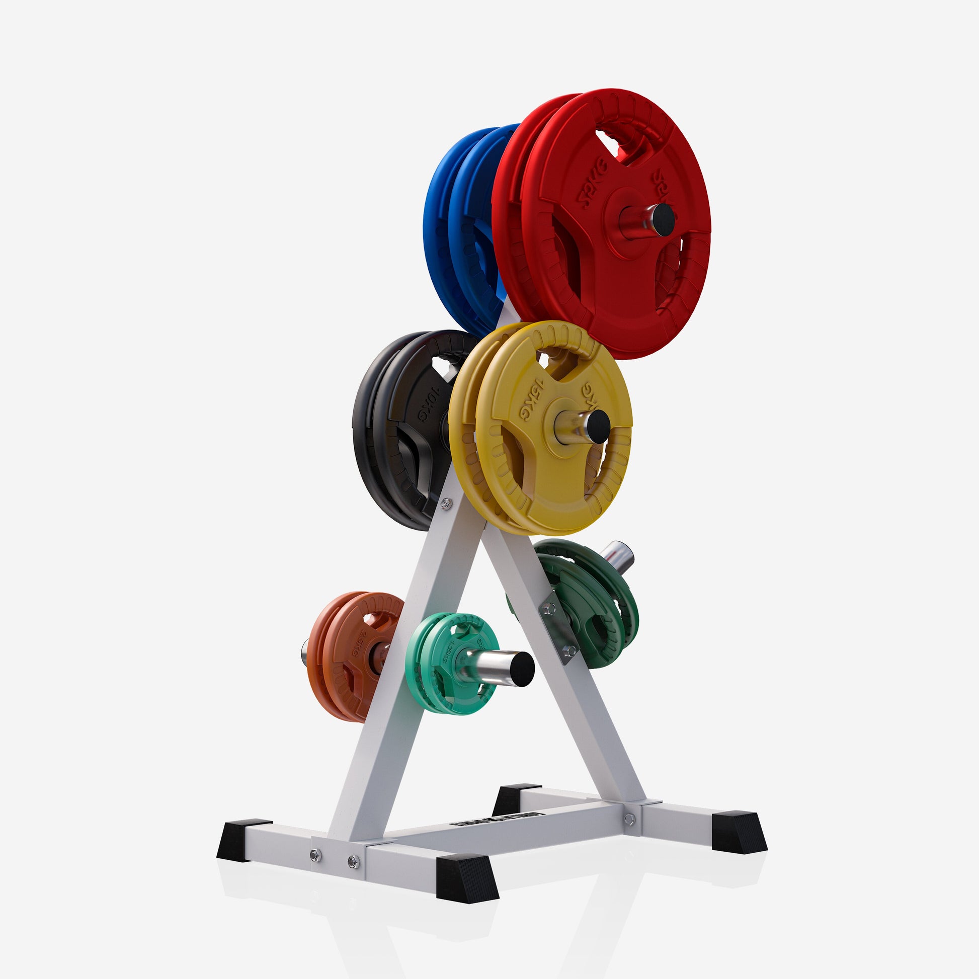 Hantelscheibenständer mit 4 Stangen 50/51 mm - Gorilla Sports DE