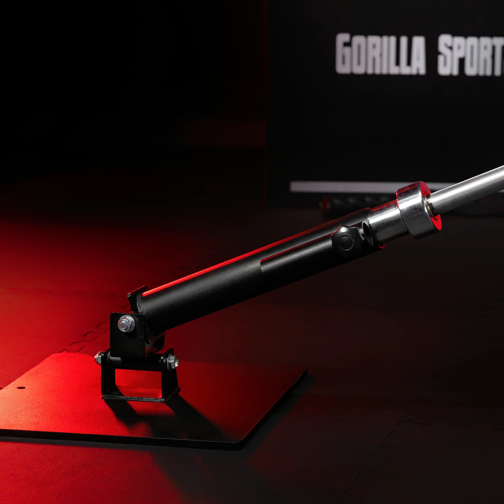 Langhanteltrainer T-Bar Row in Schwarz - Gorilla Sports DE