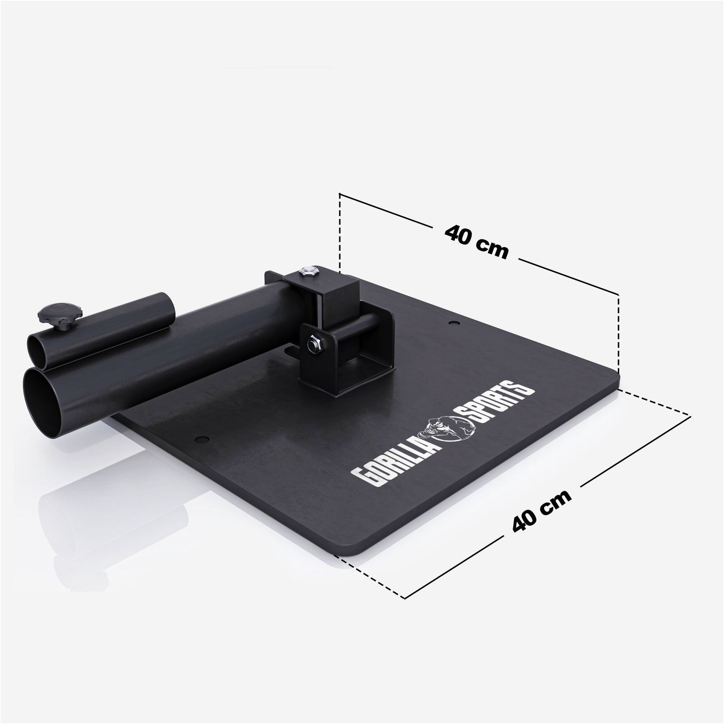 Langhanteltrainer T-Bar Row in Schwarz