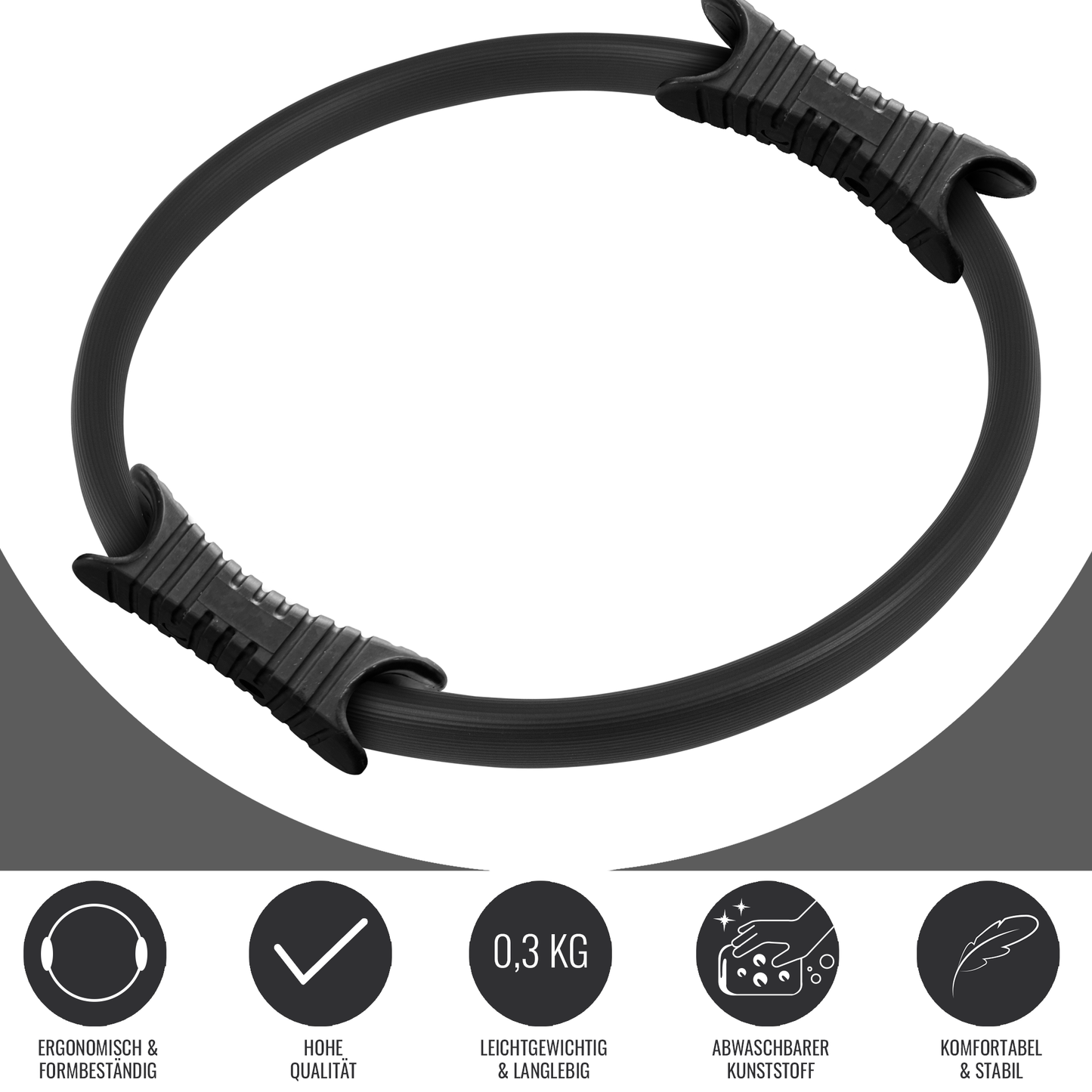 Pilates Ring gepolstert 39 cm - Gorilla Sports DE