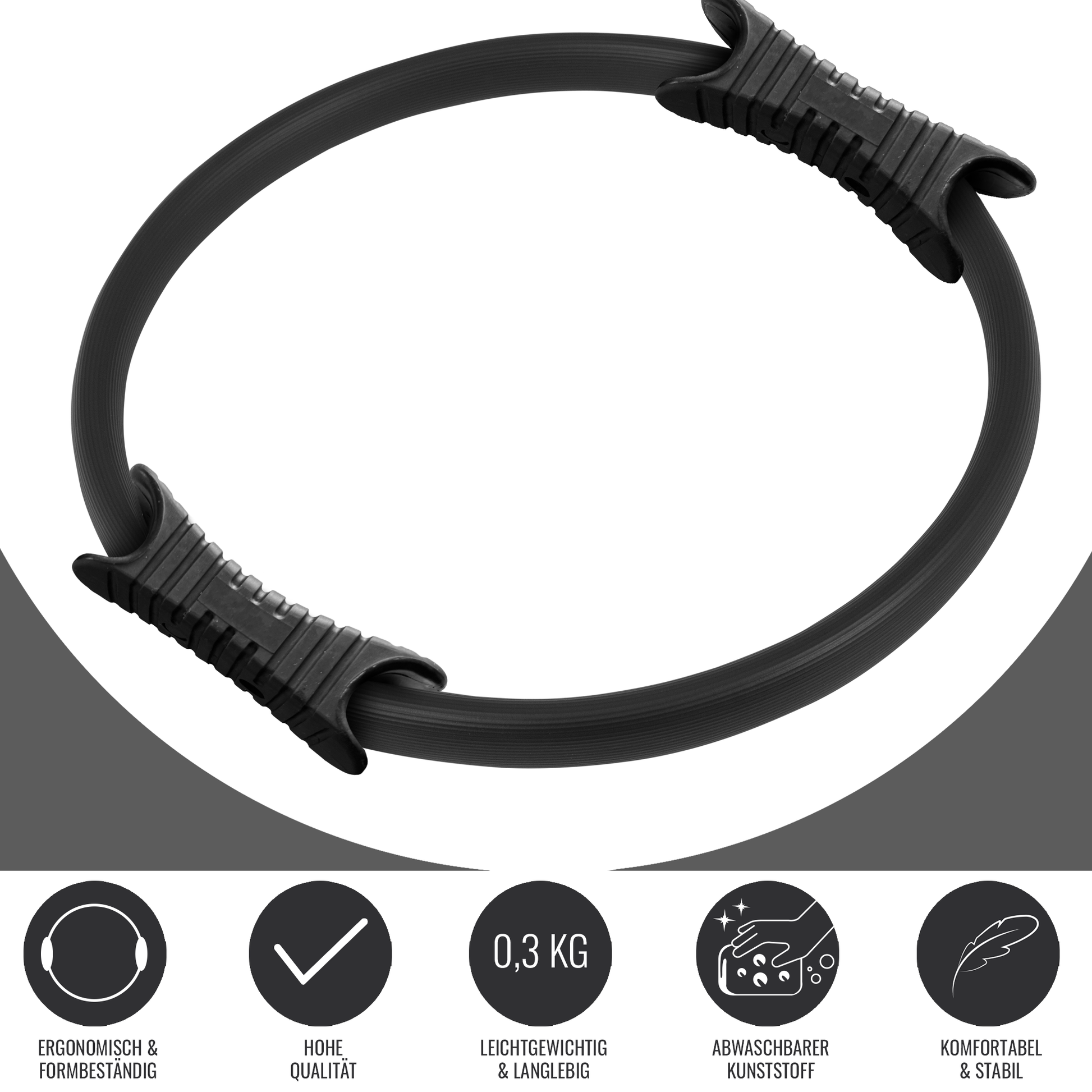 Pilates Ring gepolstert 39 cm - Gorilla Sports DE