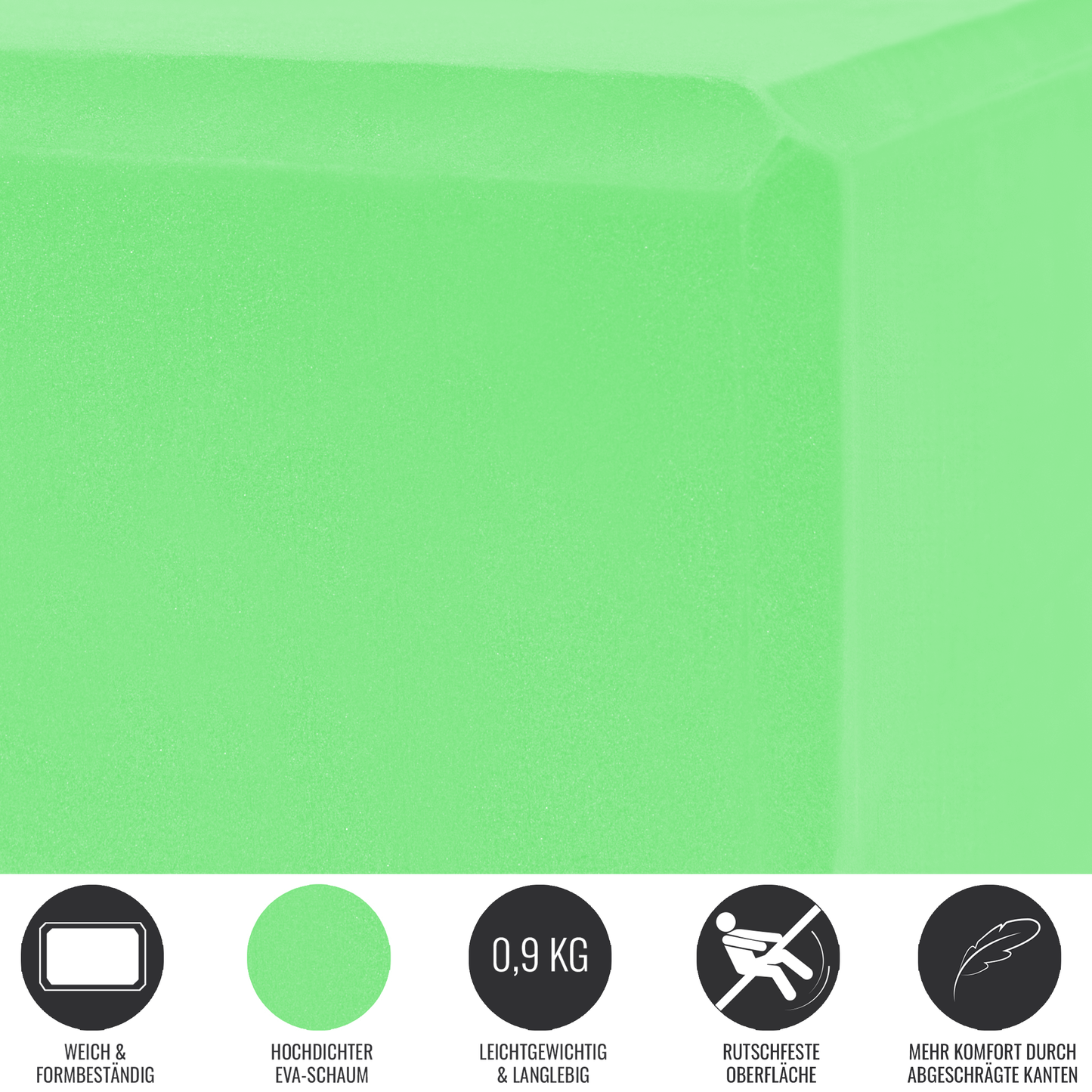 Yoga Block aus Schaumstoff - Gorilla Sports DE