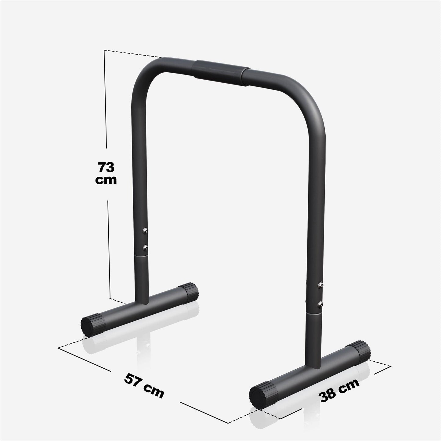 Push-up Stand Bar Parallettes Schwarz/Rot/Blau