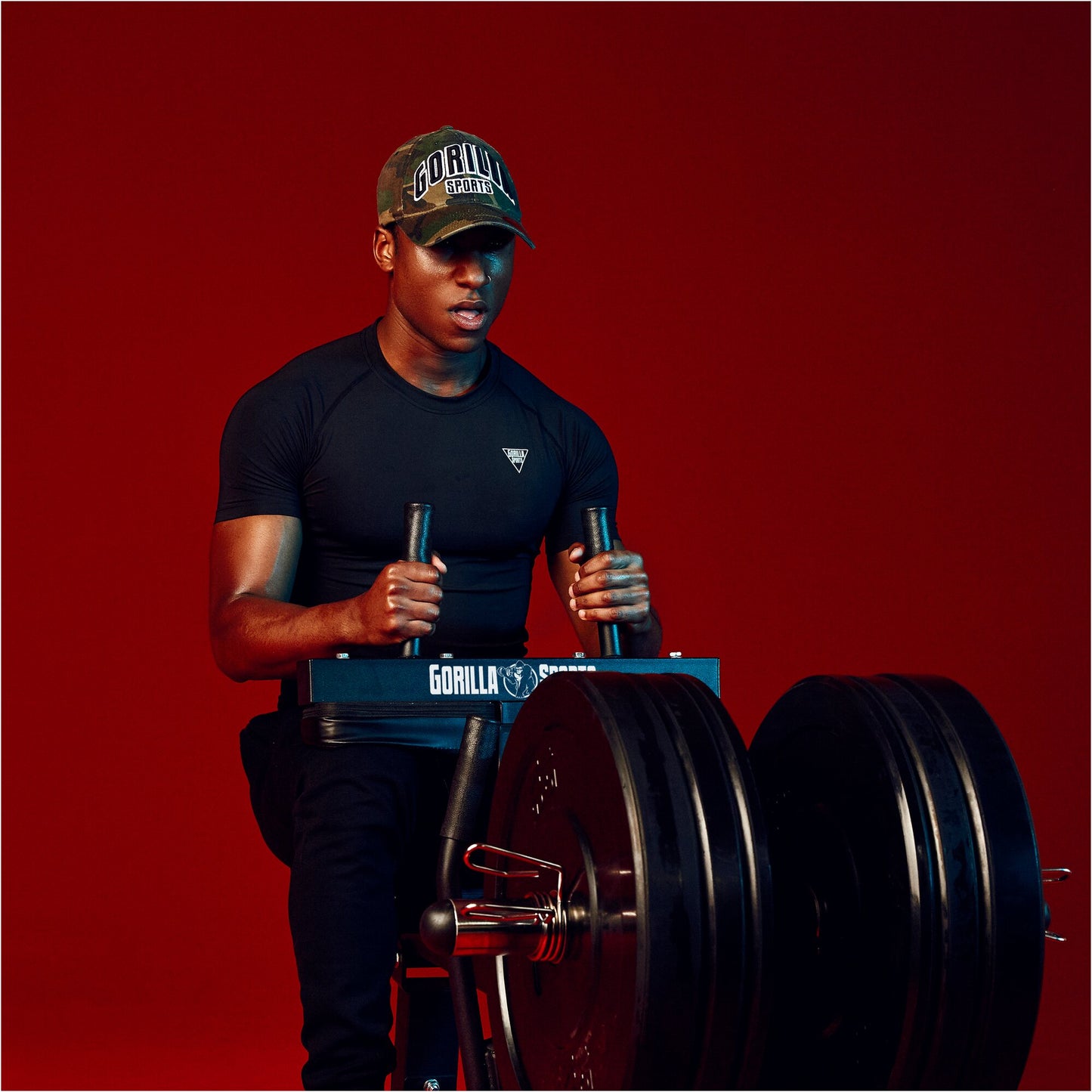 Wadenmaschine in schwarz