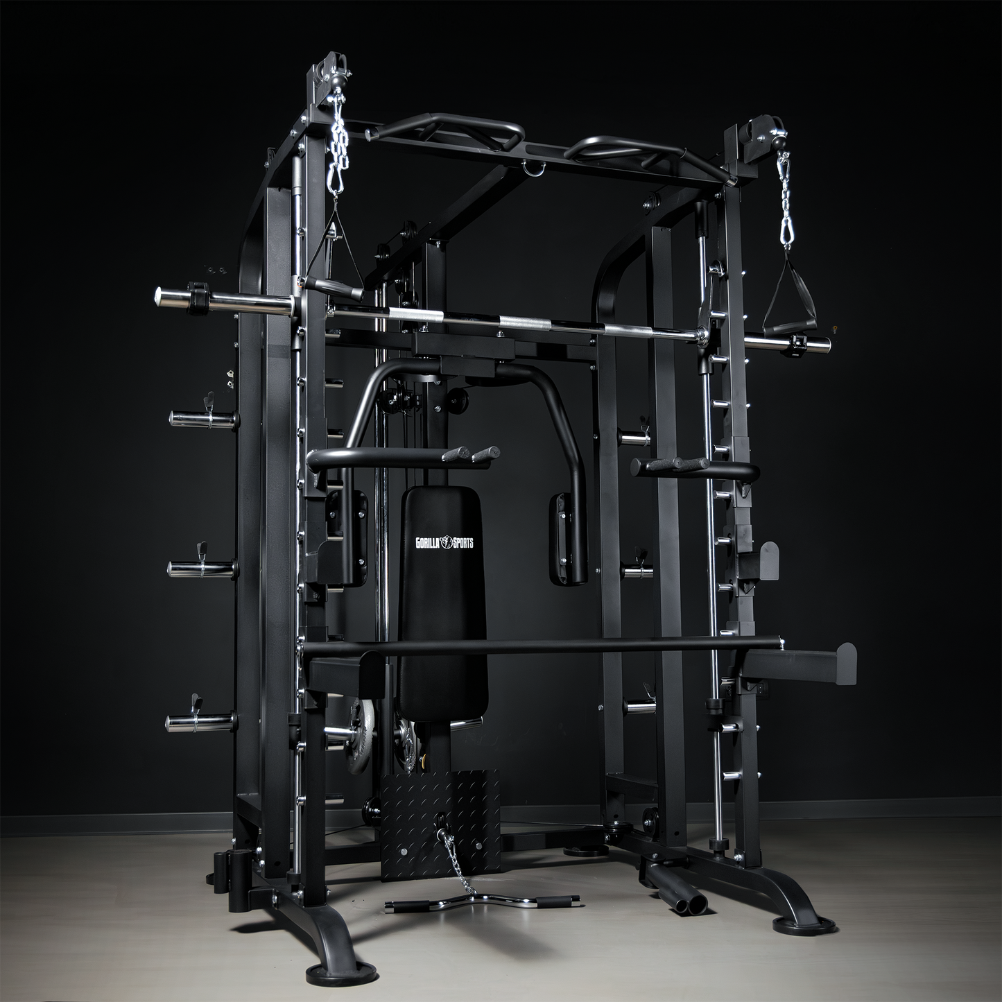Smith Machine inkl, Klimmzugstange, Kabelzug und Butterfly