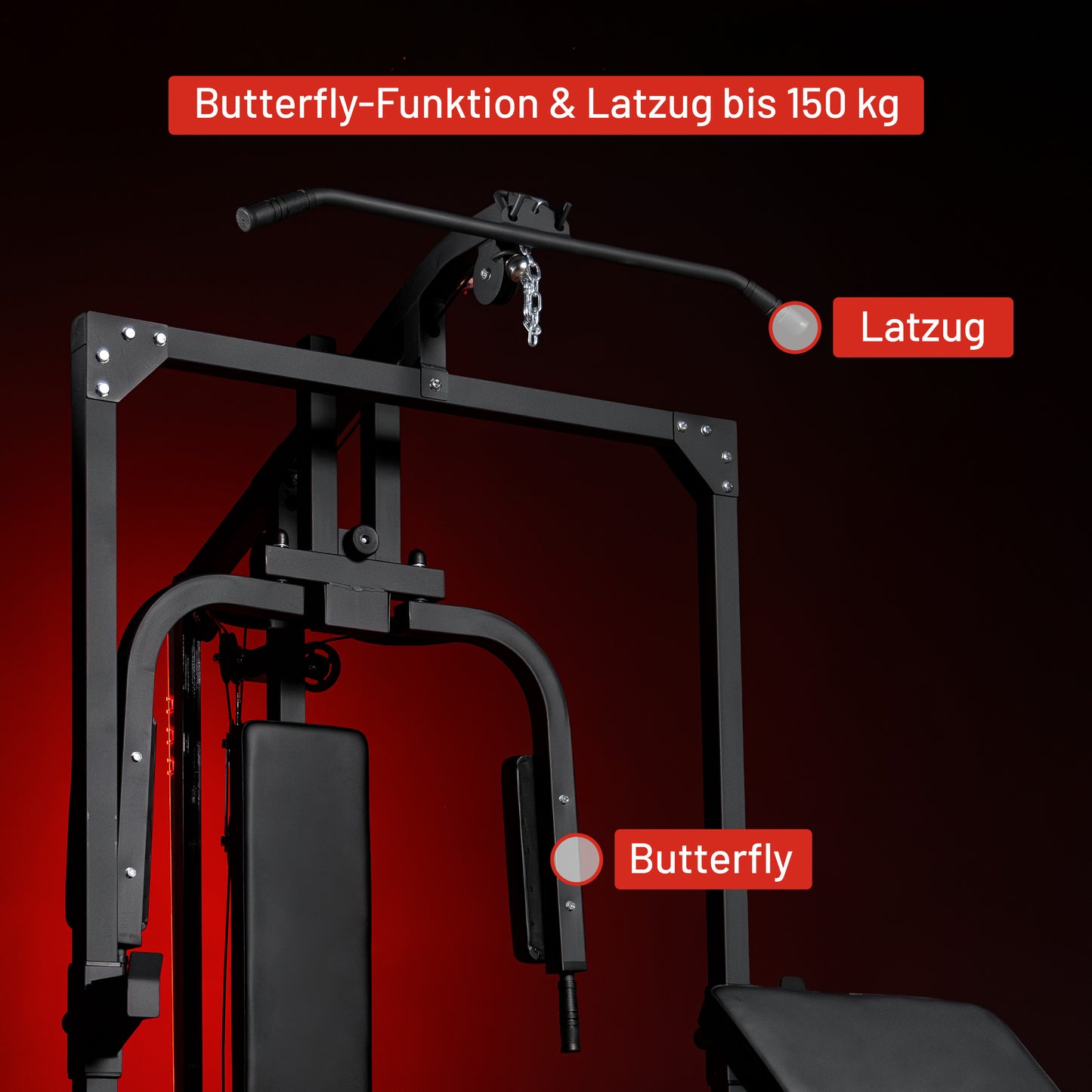 Kraftstation Home Gym inkl, Hantelbank