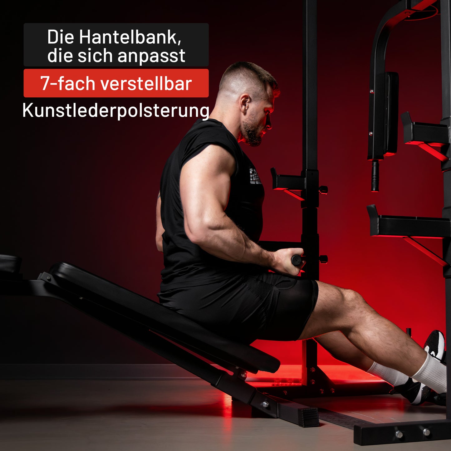 Kraftstation Home Gym inkl, Hantelbank