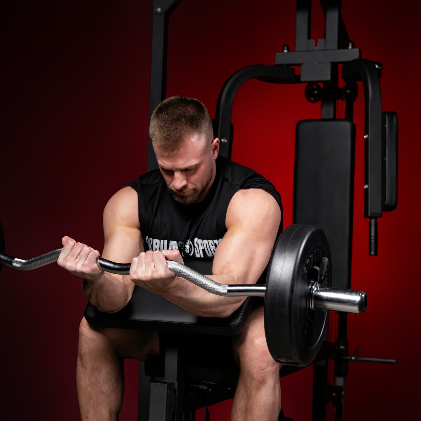 Kraftstation Home Gym inkl, Hantelbank