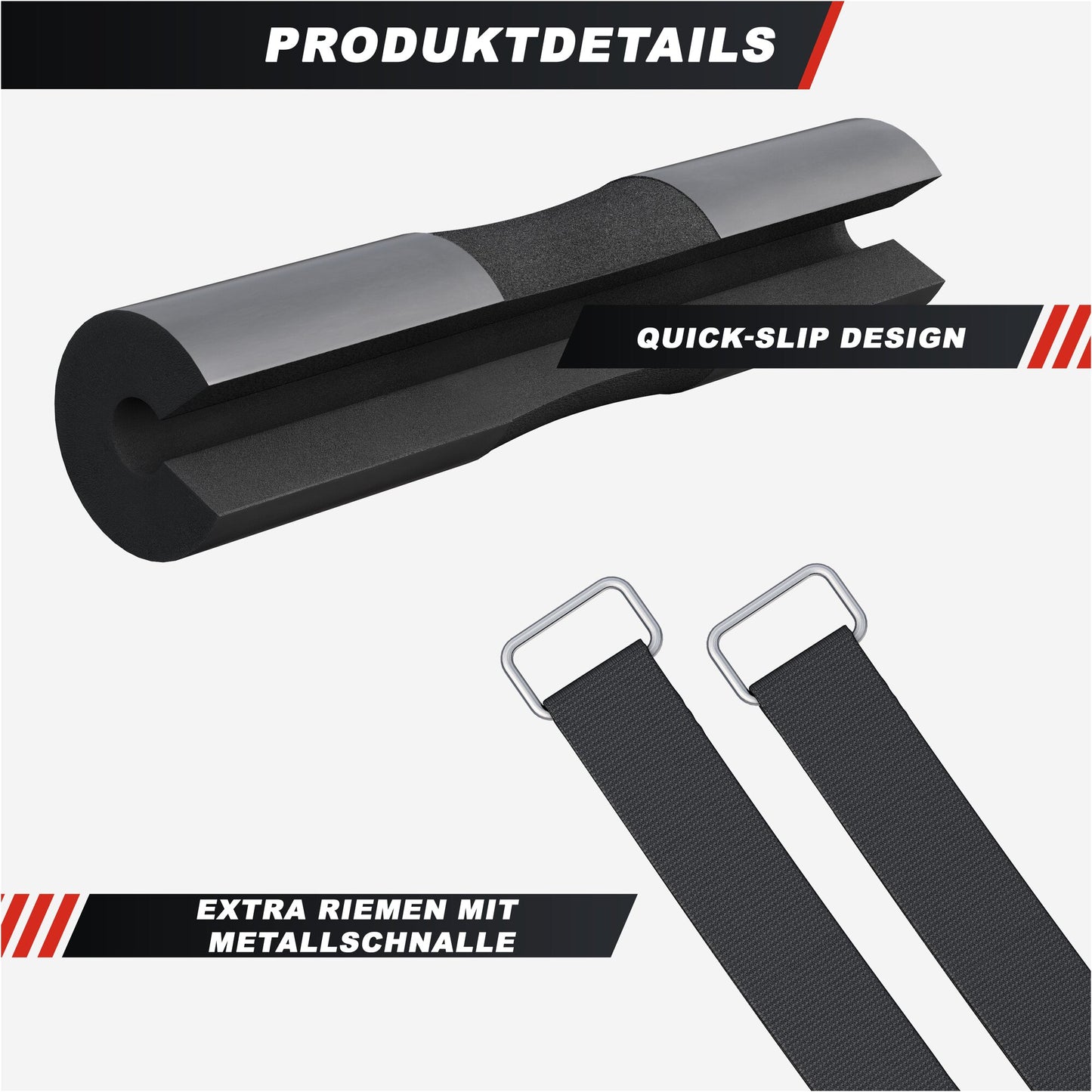 Profi Nackenpolster in Schwarz